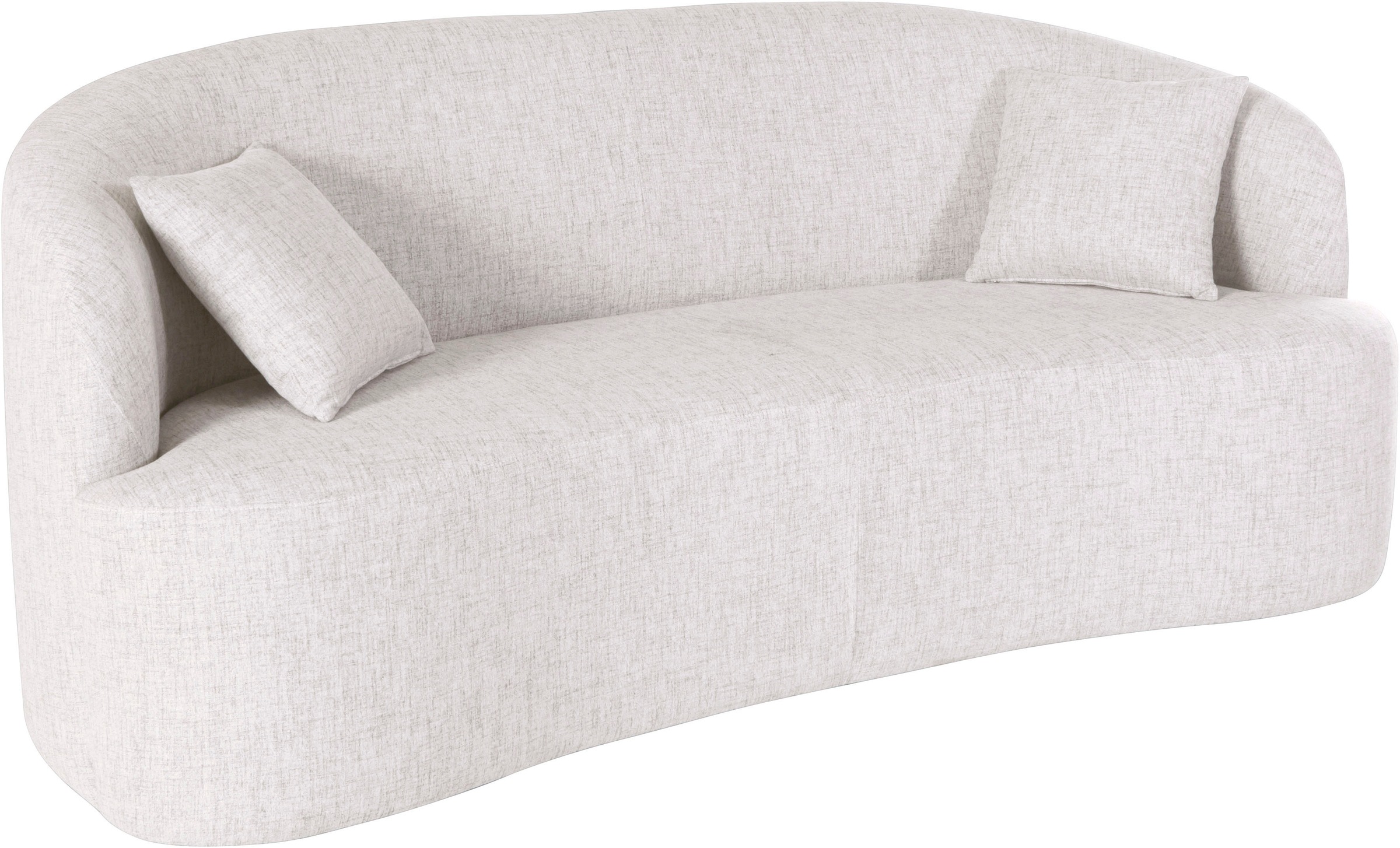 LeGer Home by Lena Gercke 3-Sitzer "Dilara" gerundete Rückenlehne und Front günstig online kaufen