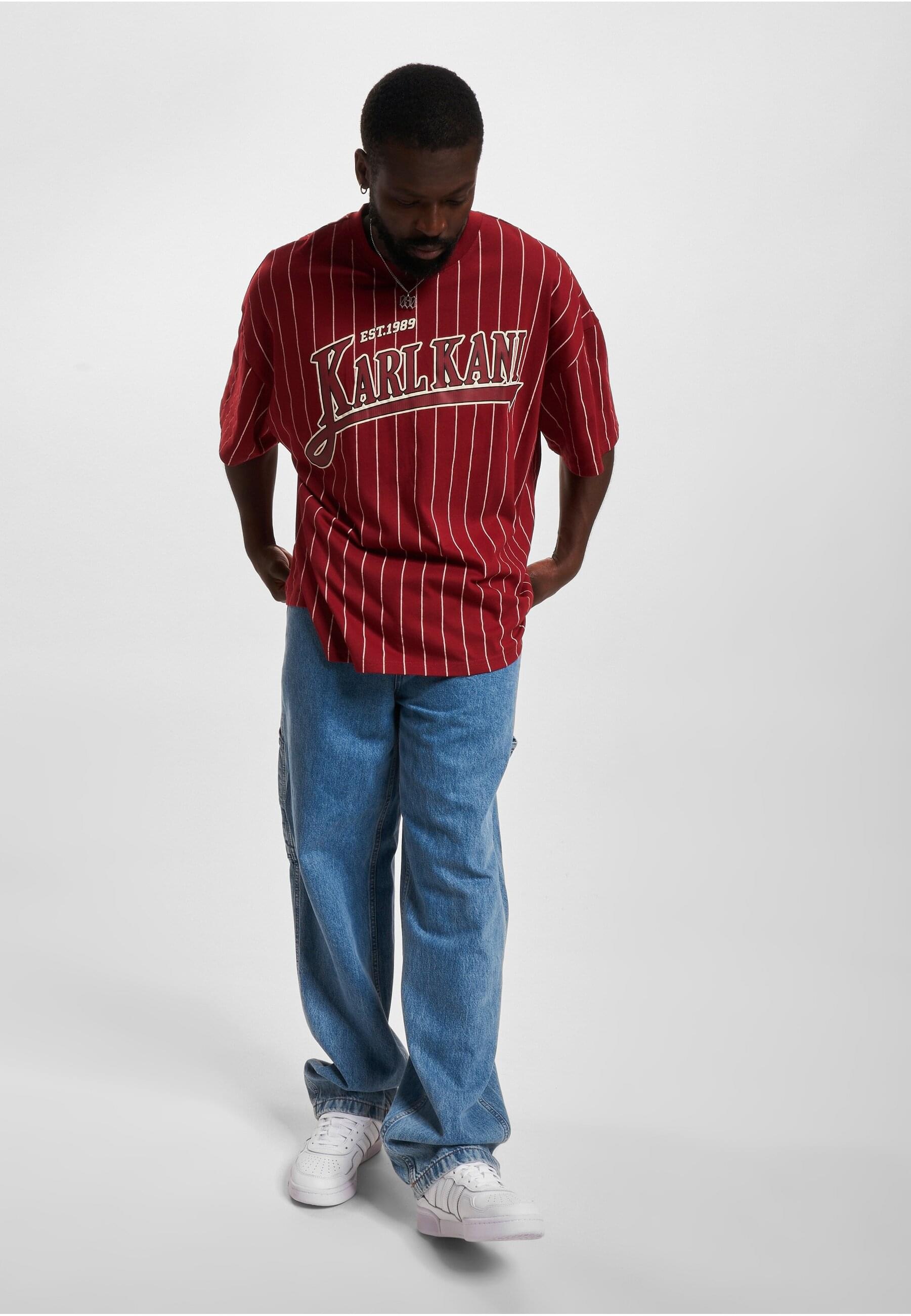 Karl Kani T-Shirt »Karl Kani Herren KM234-001-1 KK Trekking Boxy Pinstripe Tee« 1 Stk. tlg.