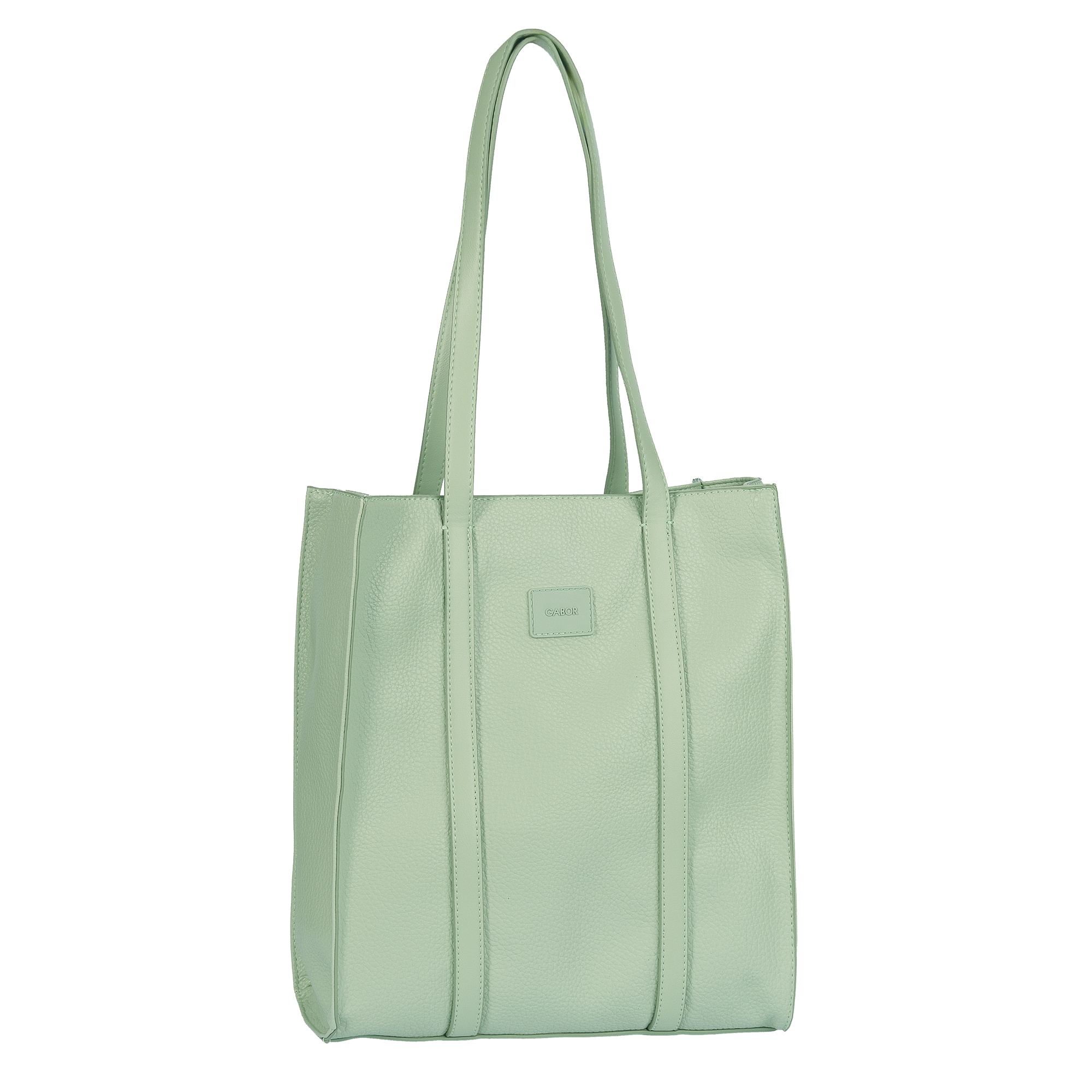 Gabor Shopper »Elfie« aus fein genarbtem, glattem Kunstleder und mit einem Logo Rubber Patch
