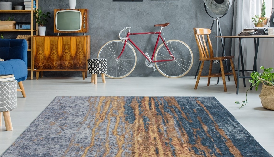 my home Teppich »Kendra«, rechteckig, 8 mm Höhe, Wohnzimmer günstig online kaufen