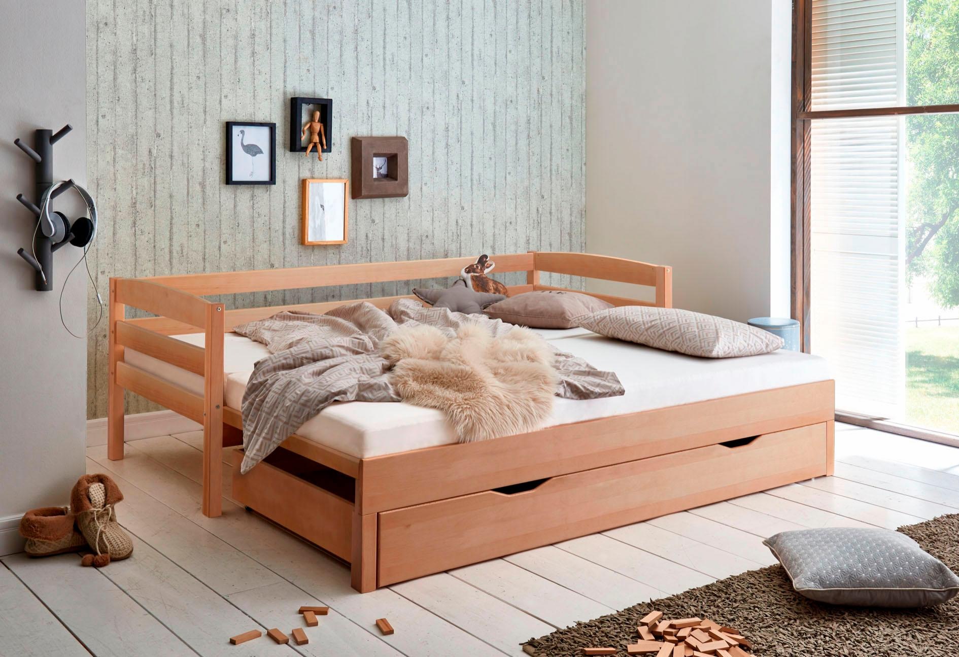 6. Bild von Relita Funktionsbett, mit Lattenrost, Bettschublade und Auszug auf 180x200 cm