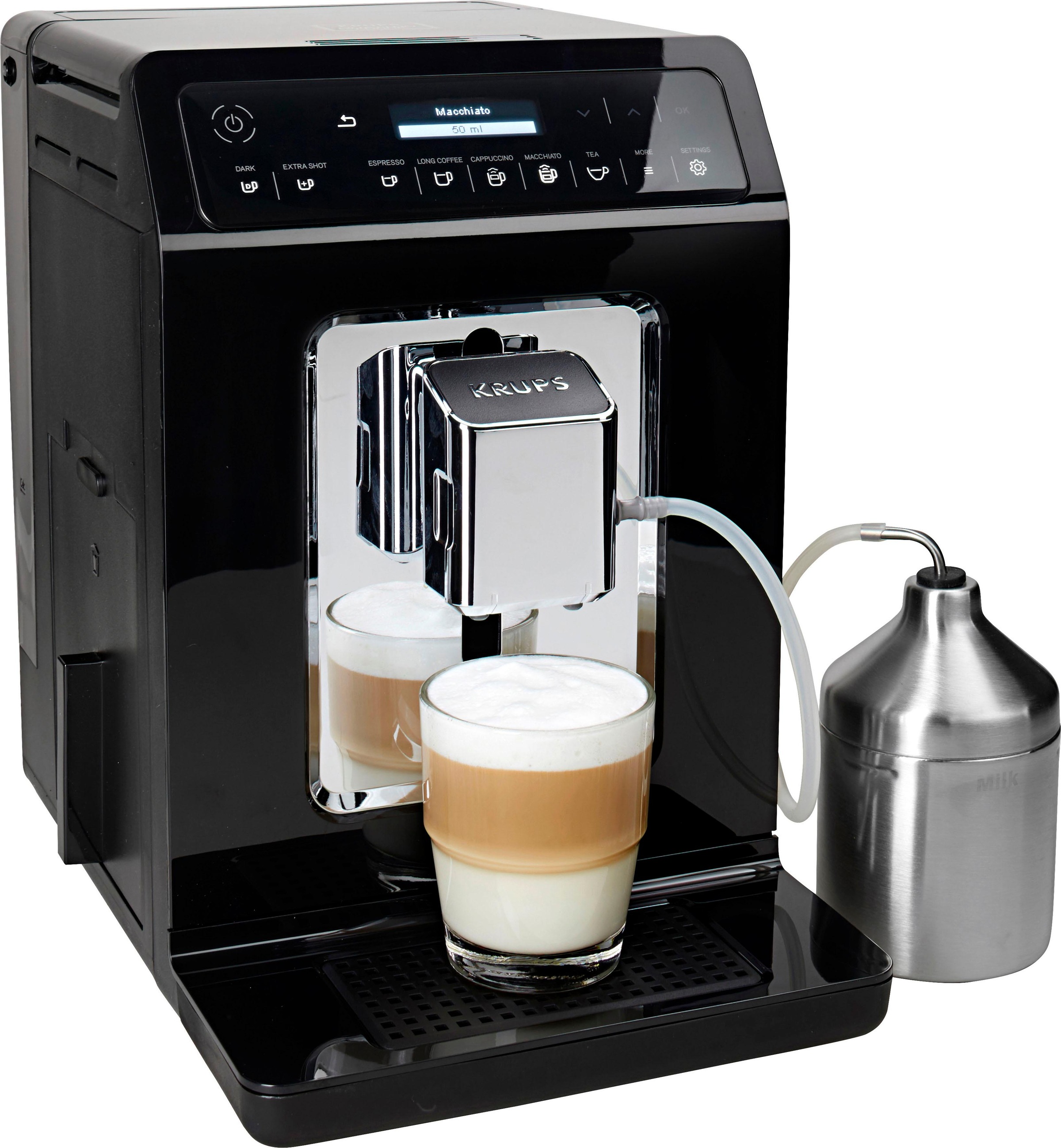 Krups Kaffeevollautomat »EA8918 Evidence«, OLED-Display, 12 Kaffee- und3 Te günstig online kaufen