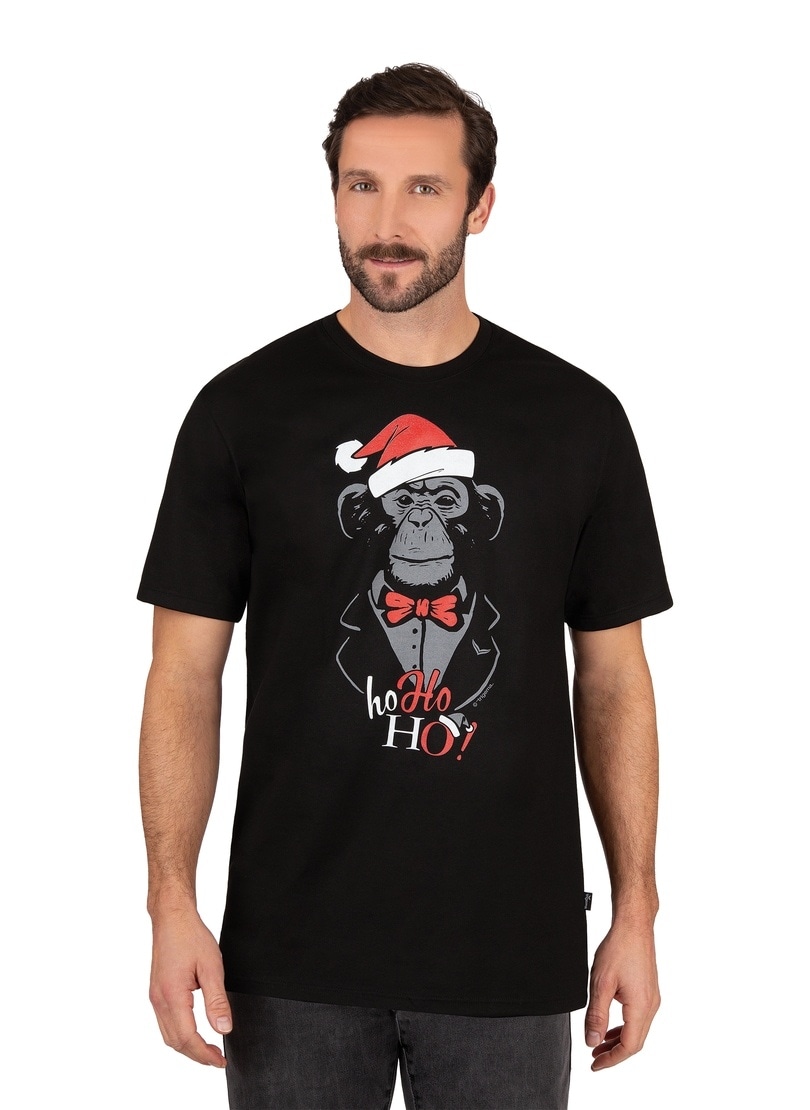 Trigema T-Shirt »TRIGEMA T-Shirt mit weihnachtlichem Motiv« online bei