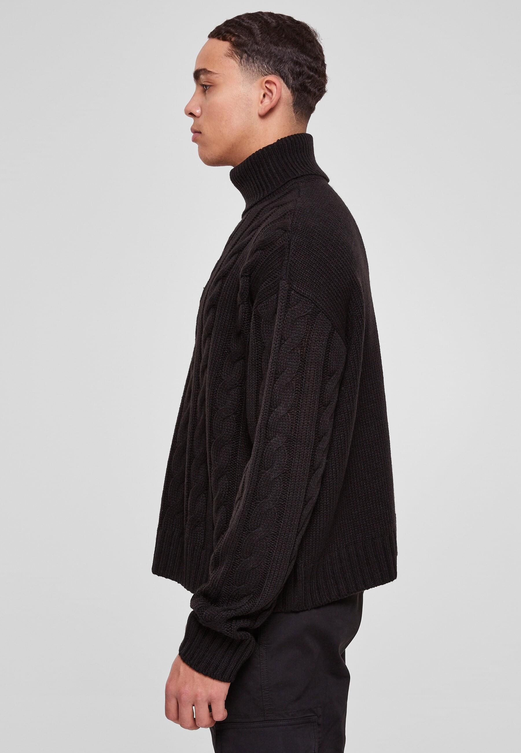 URBAN CLASSICS Rundhalspullover »Urban Classics Herren Boxy Roll Neck Sweater« 1 Stk.