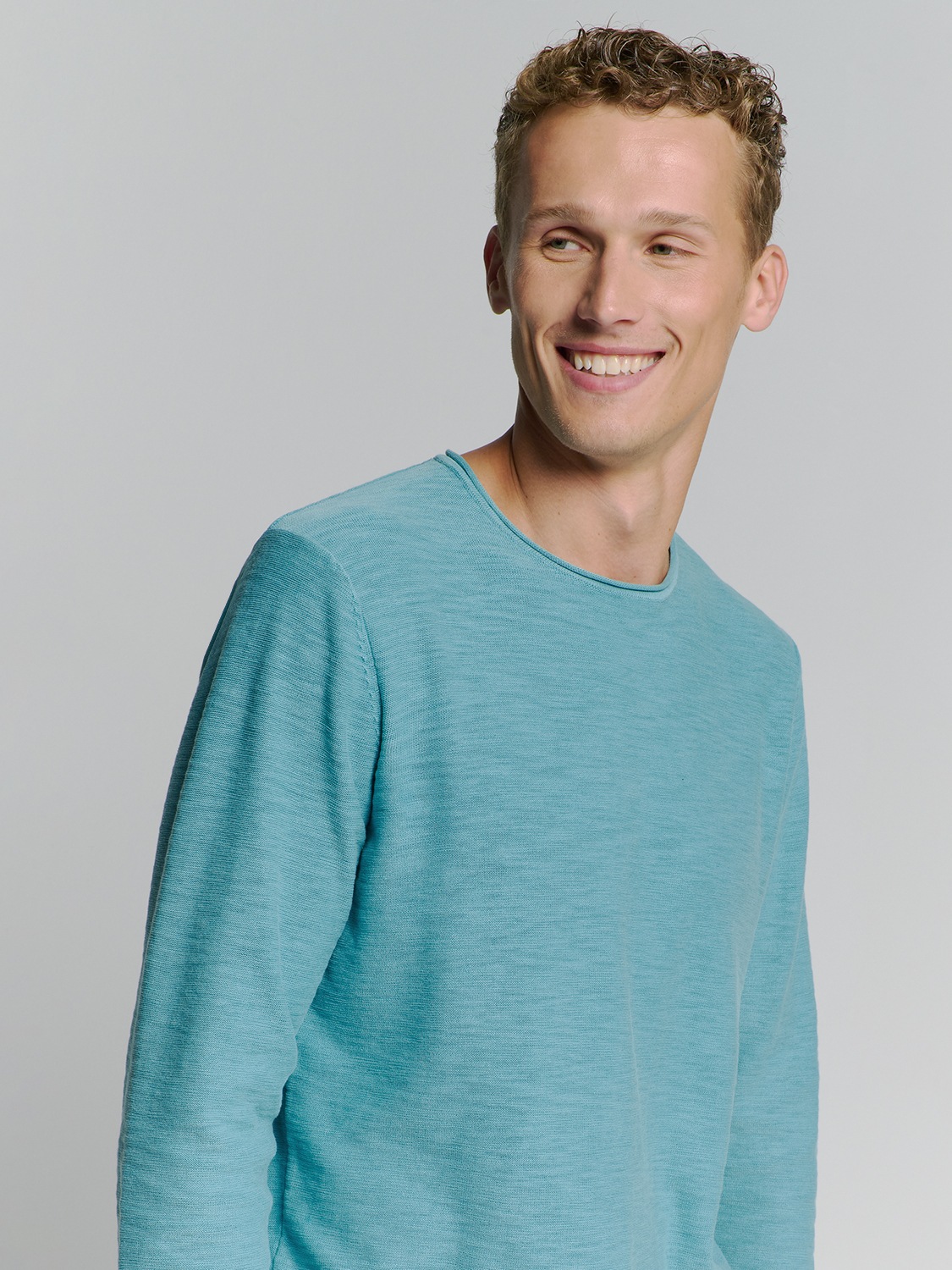 NO EXCESS Rundhalspullover »No Excess Pullover mit Rundhalsausschnitt«