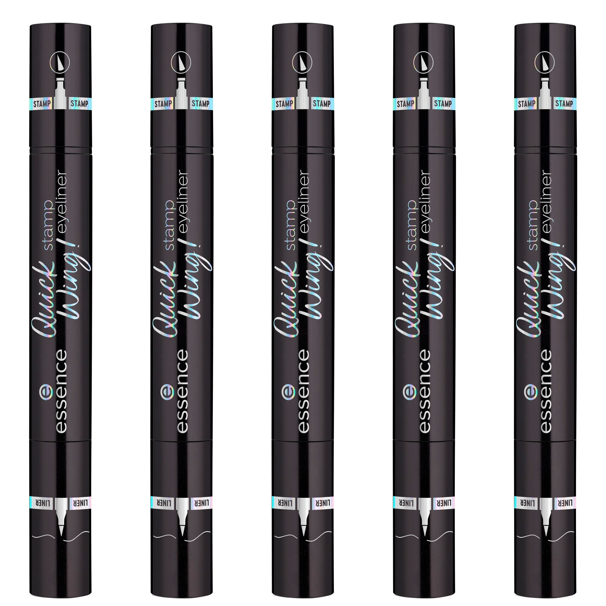 Eyeliner »Quick Wing! stamp eyeliner«, (Set, 5 tlg.)