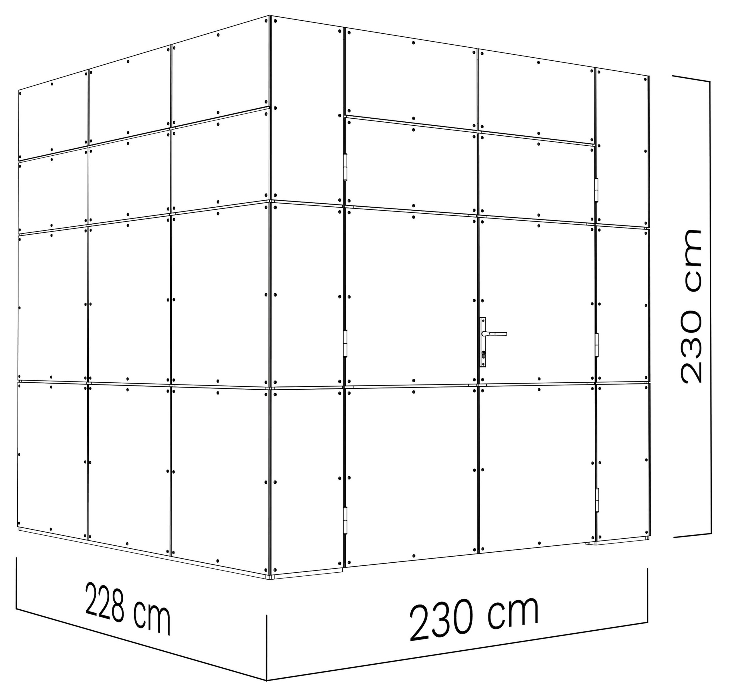 BERTILO Gartenhaus »HPL 1«