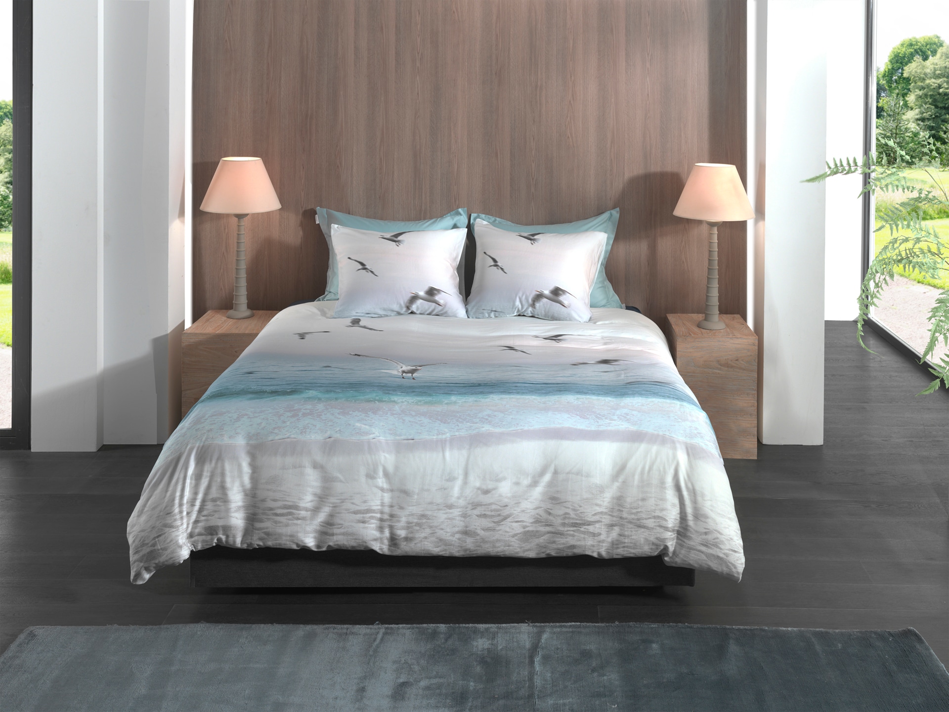 Heckett & Lane Bettwäsche »Heckettlane Bettwäsche Esma« 2 Bettwäsche aus 100% Baumwolle, hochwertige Mako-Satin, ab 135x200 cm.