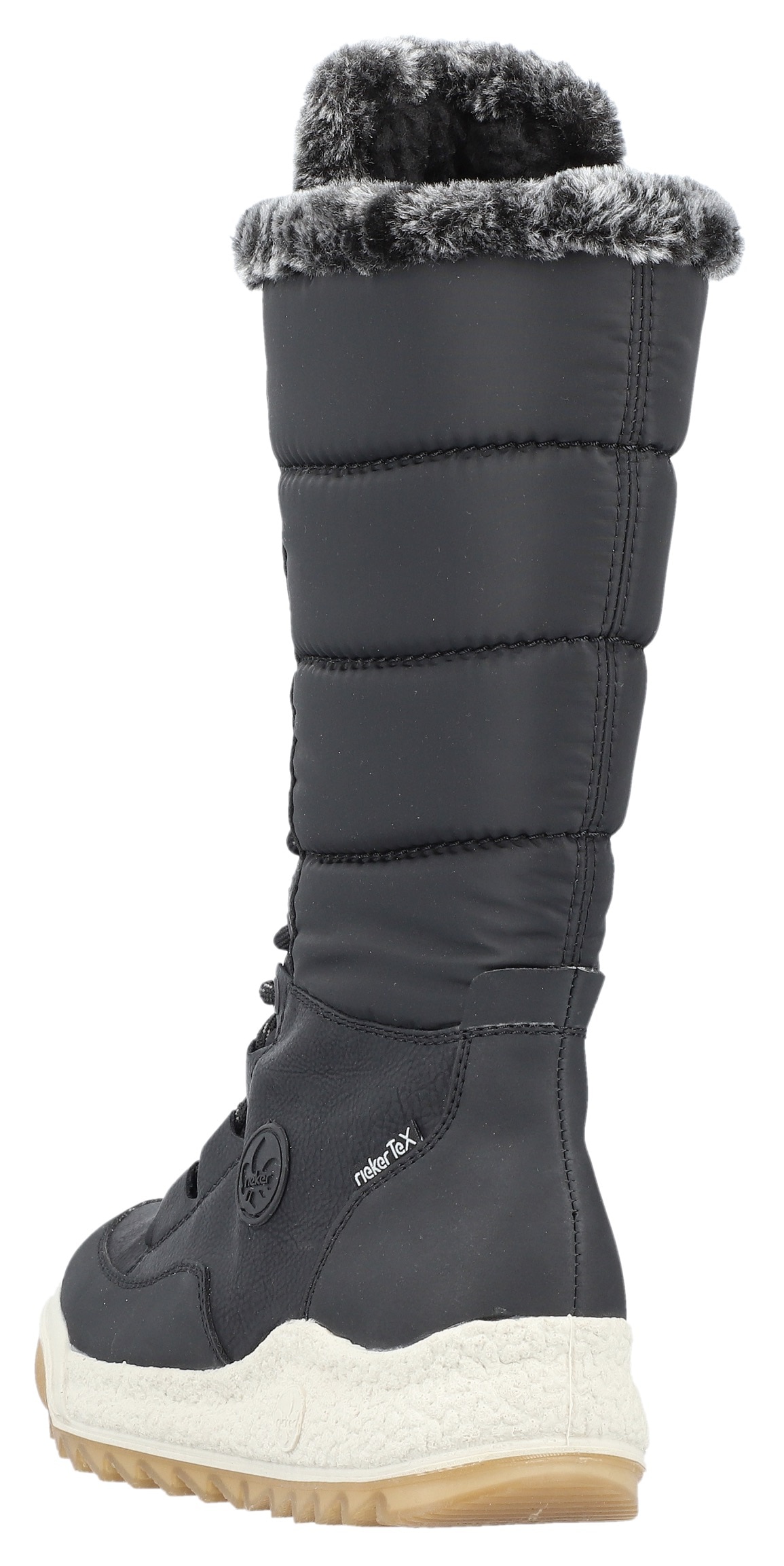 Rieker Winterstiefel, mit Fellimitat-Besatz am Schaftrand