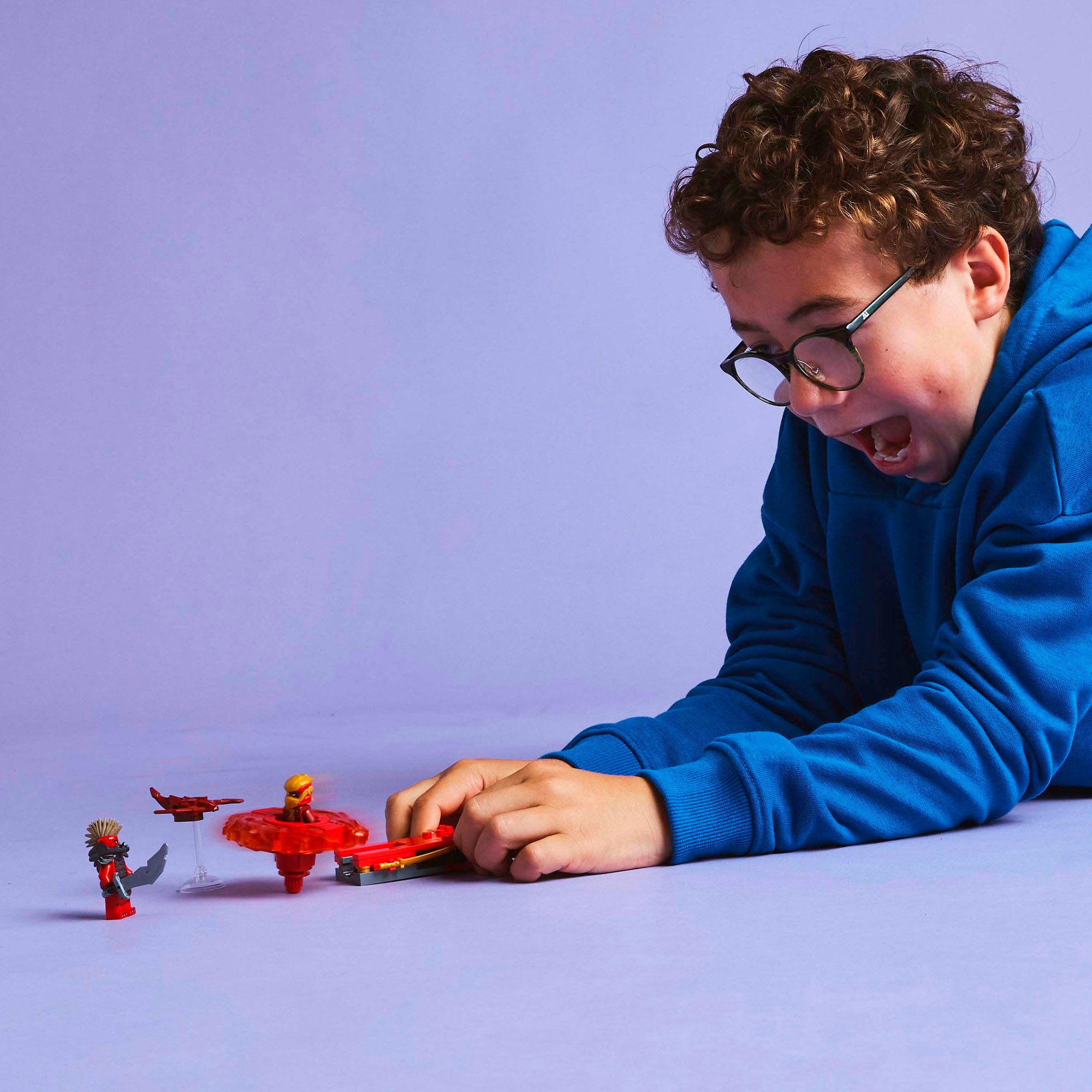 LEGO® Konstruktionsspielsteine »Kais Drachen-Spinjitzu-Spinner (71823), LEGO Ninjago«, (54 St.), Made in Europe