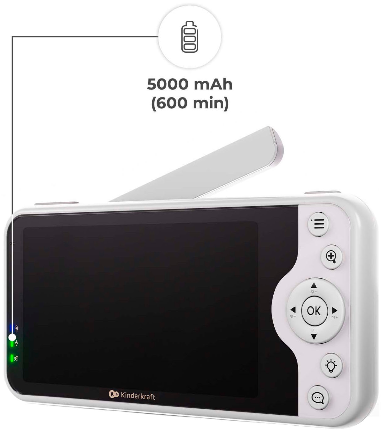 Kinderkraft Video-Babyphone »NITEEYE GLOW« mit Nachtlicht