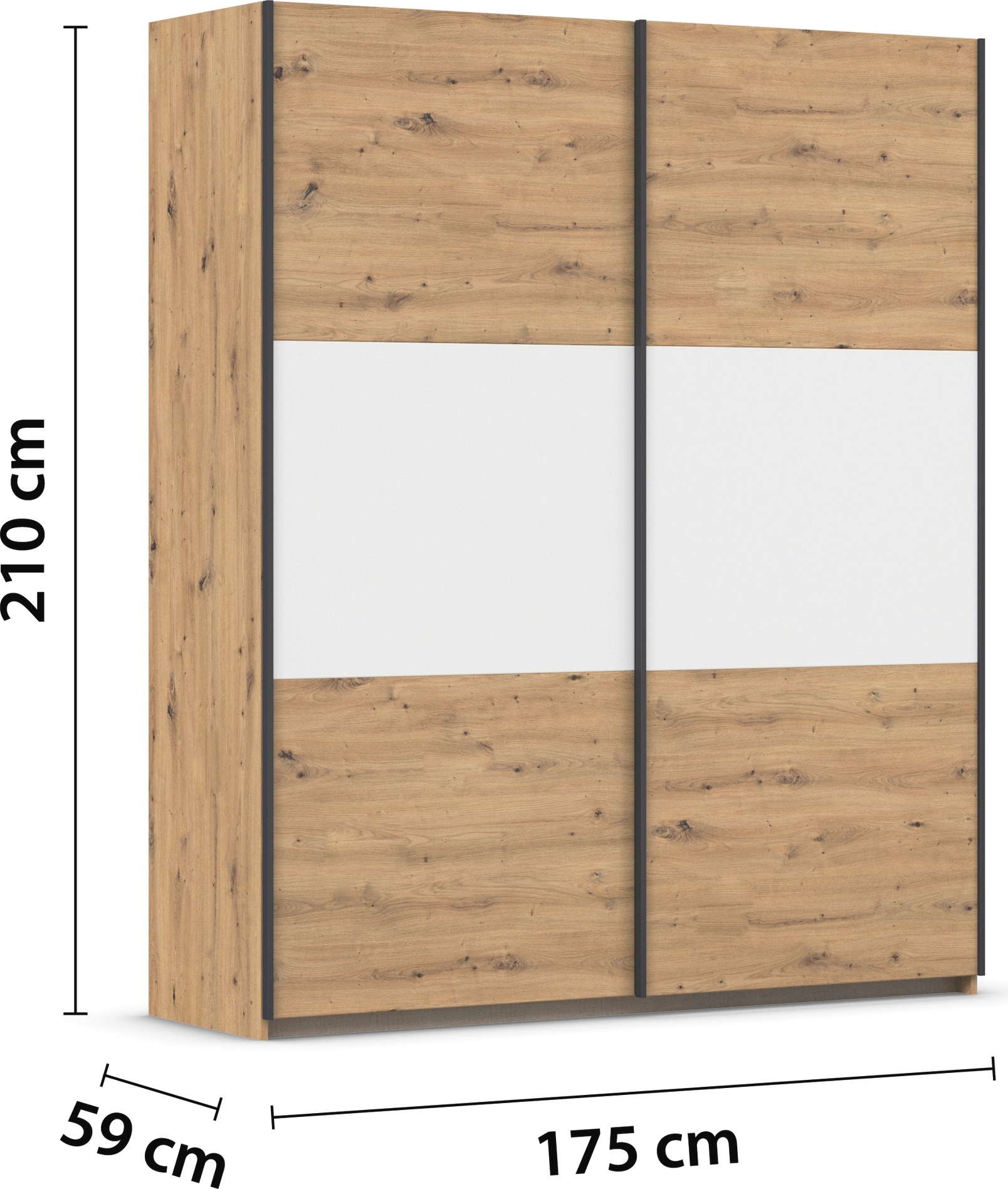rauch Schwebetürenschrank »Kleiderschrank Schrank Garderobe Garderobenschrank Wäscheschrank NEO«, (in 3 verschiedenen Ausstattungen BASIC/CLASSIC/PREMIUM), mit großzügigem Stauraum und vielfältigen Farbkombinationen