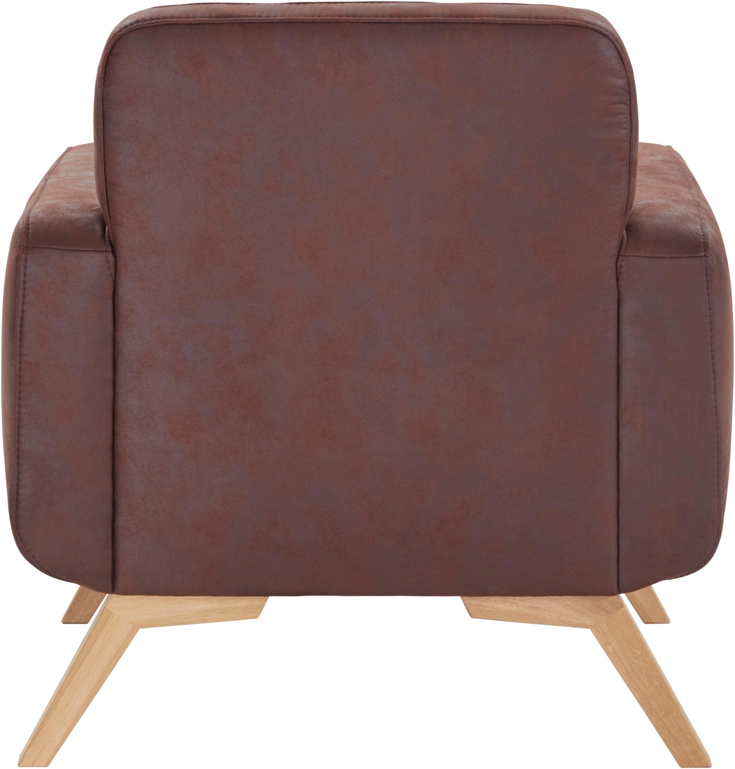 exxpo - sofa fashion Sessel »Fiord, Loungesessel«, aktuelles Design, tolle Detailverarbeitung im Sitz und Rücken