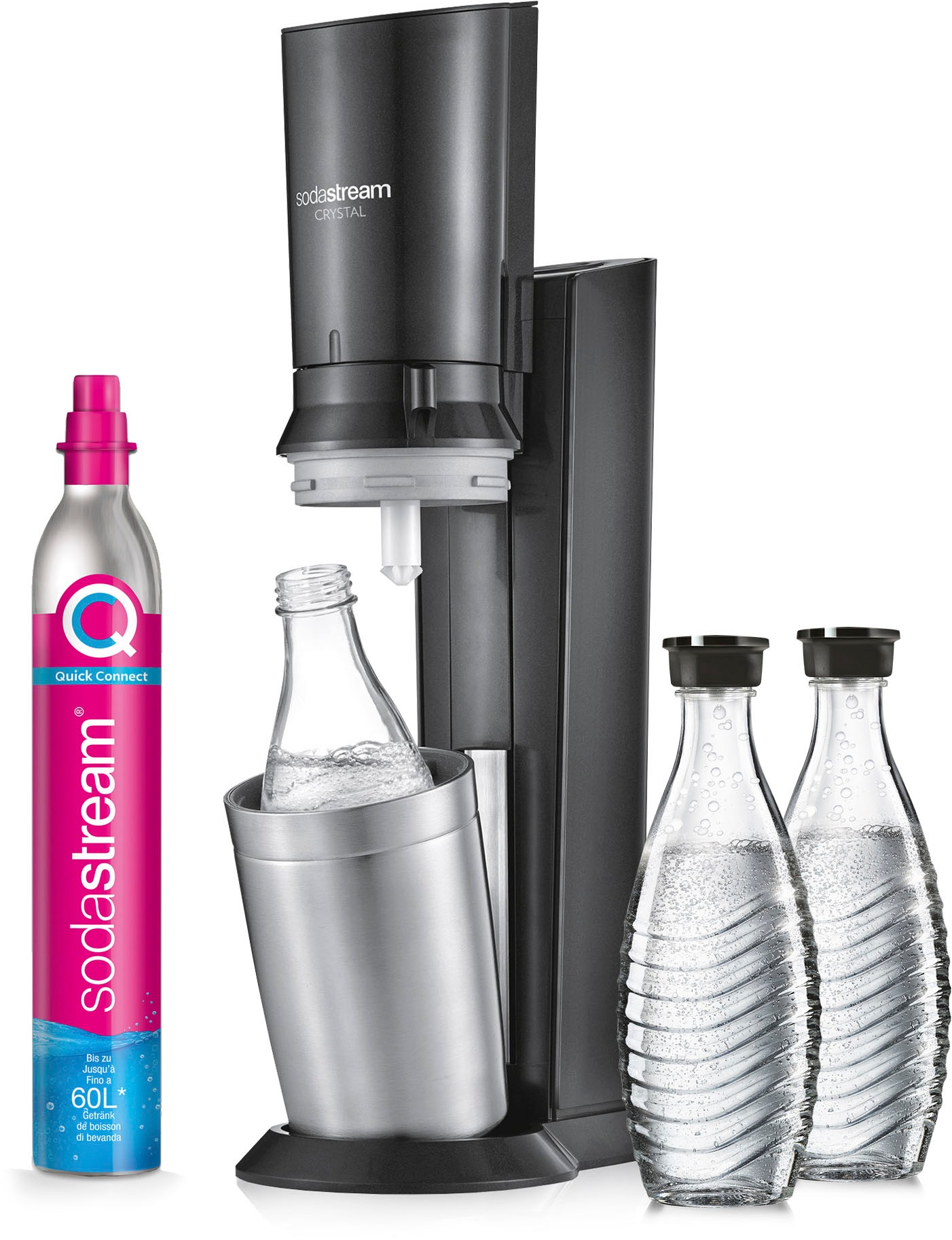 SodaStream Wassersprudler »Crystal 3.0 - Vorteilspack« mit Quick Connect CO günstig online kaufen