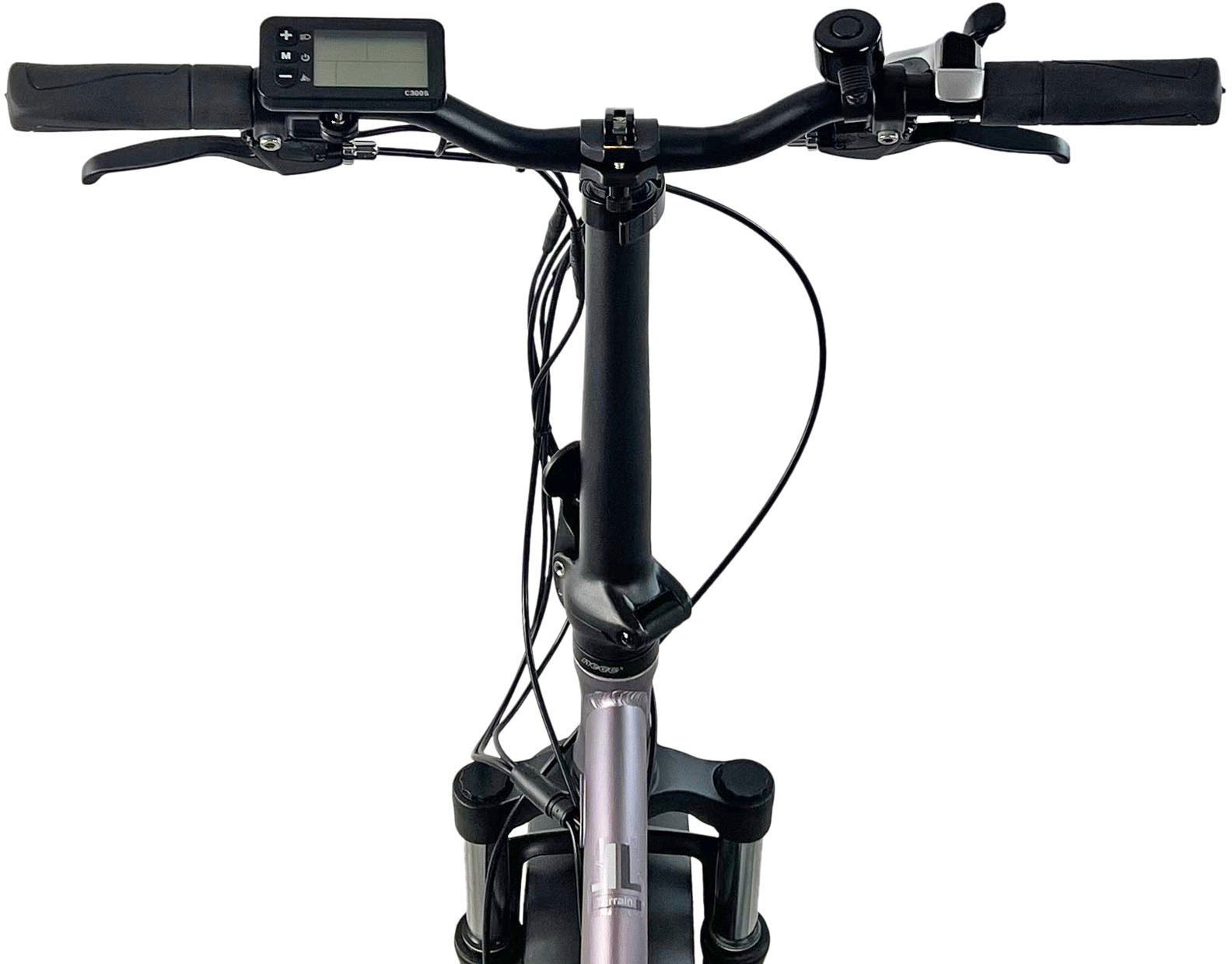 LLobe »Elektro Faltrad 20" Terrain grau« 7 Gang Shimano Tourney Schaltwerk Kettenschaltung Heckmotor 250 W