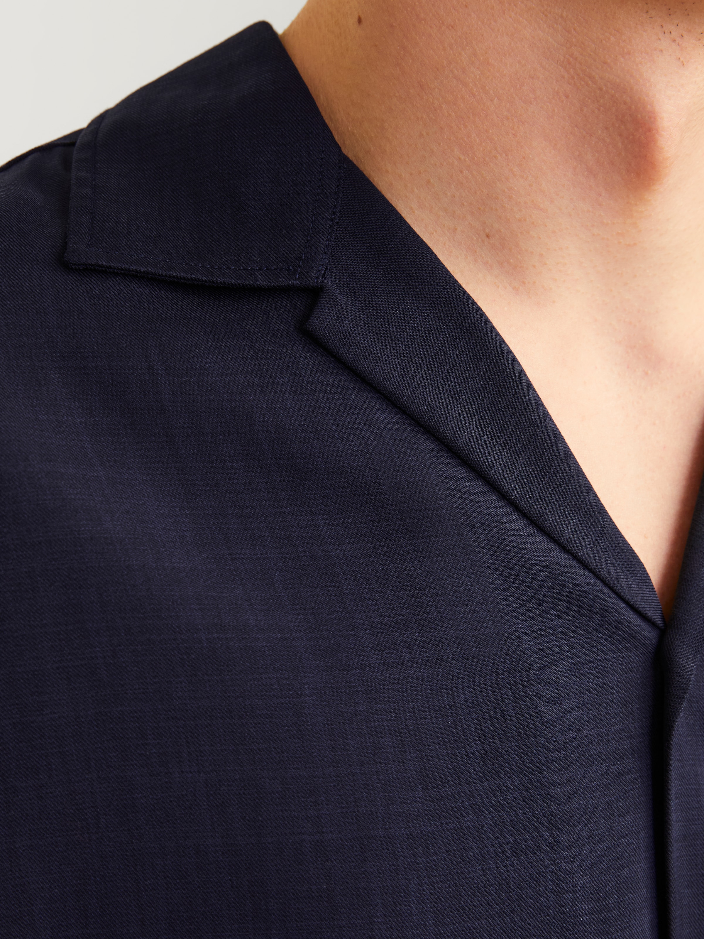 Jack & Jones Kurzarmhemd »JPRCCAARON TENCEL RESORT SHIRT S/S LN«