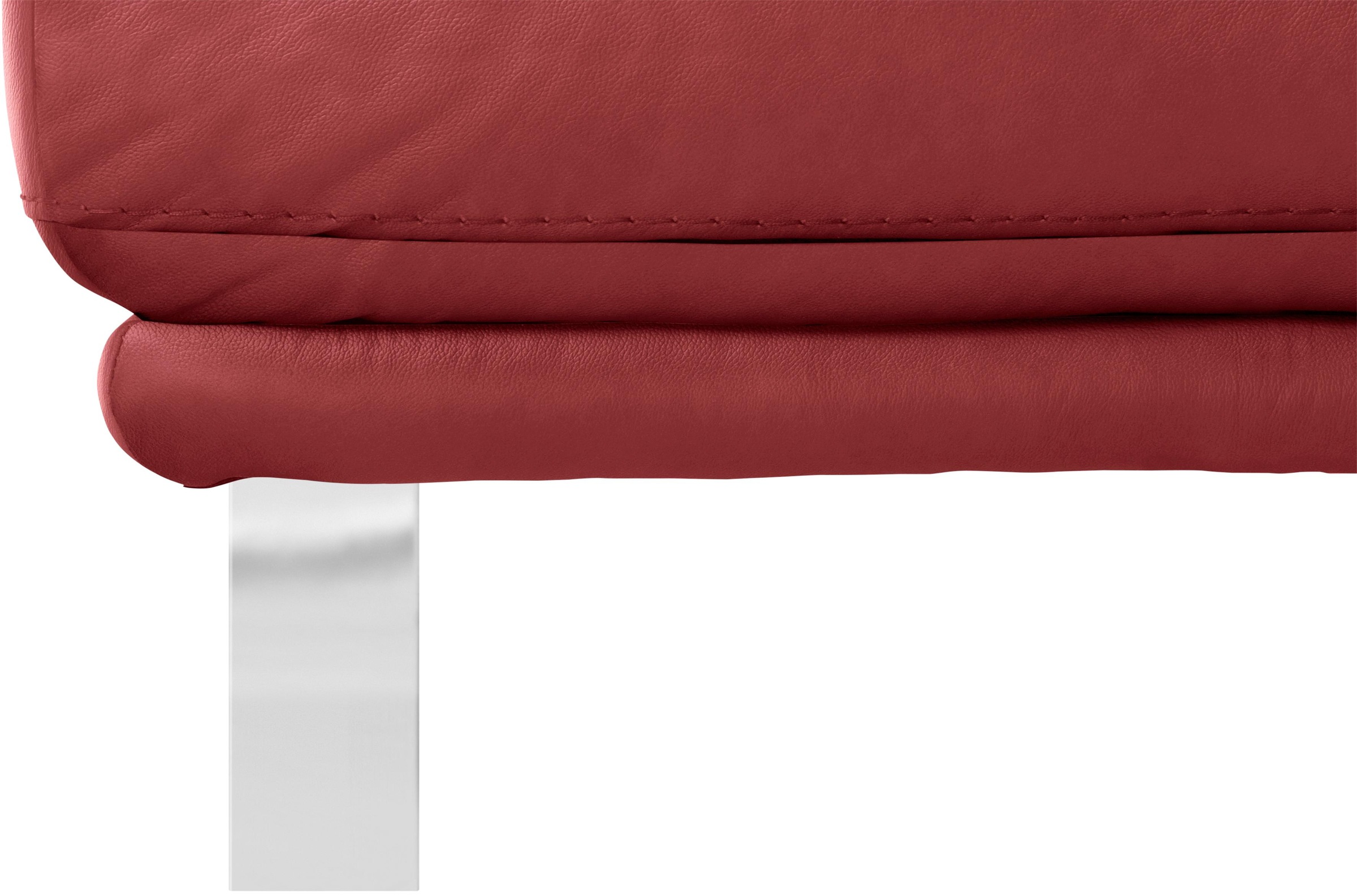 W.SCHILLIG Hocker »montanaa«, mit Metallkufen in Chrom glänzend, Breite 141 cm