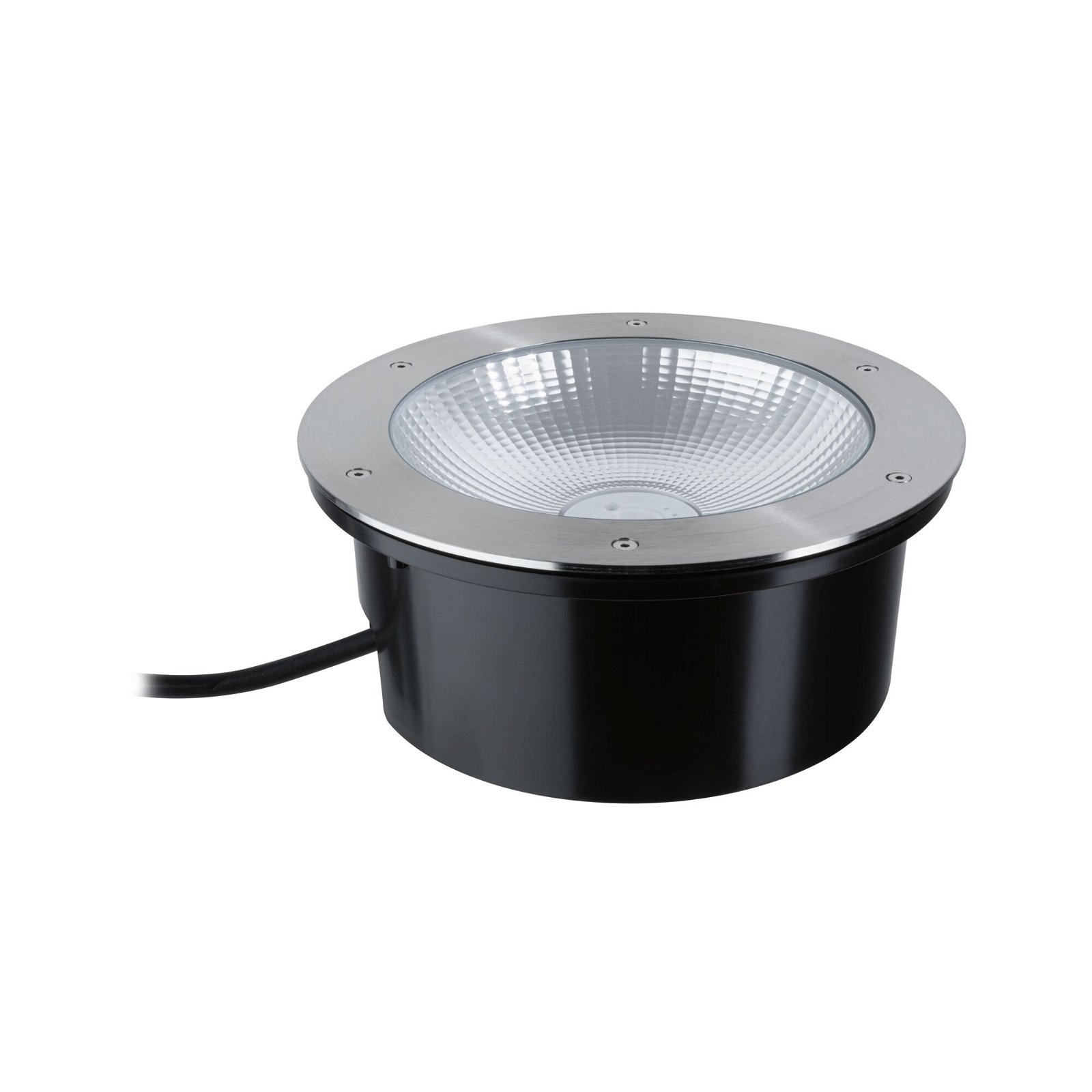Paulmann LED Einbauleuchte »DureaIP67 rund 273mm 3000K 15W 1040lm 230V Edelstahl Metall«, 1 flammig, Bodeneinbauleuchte