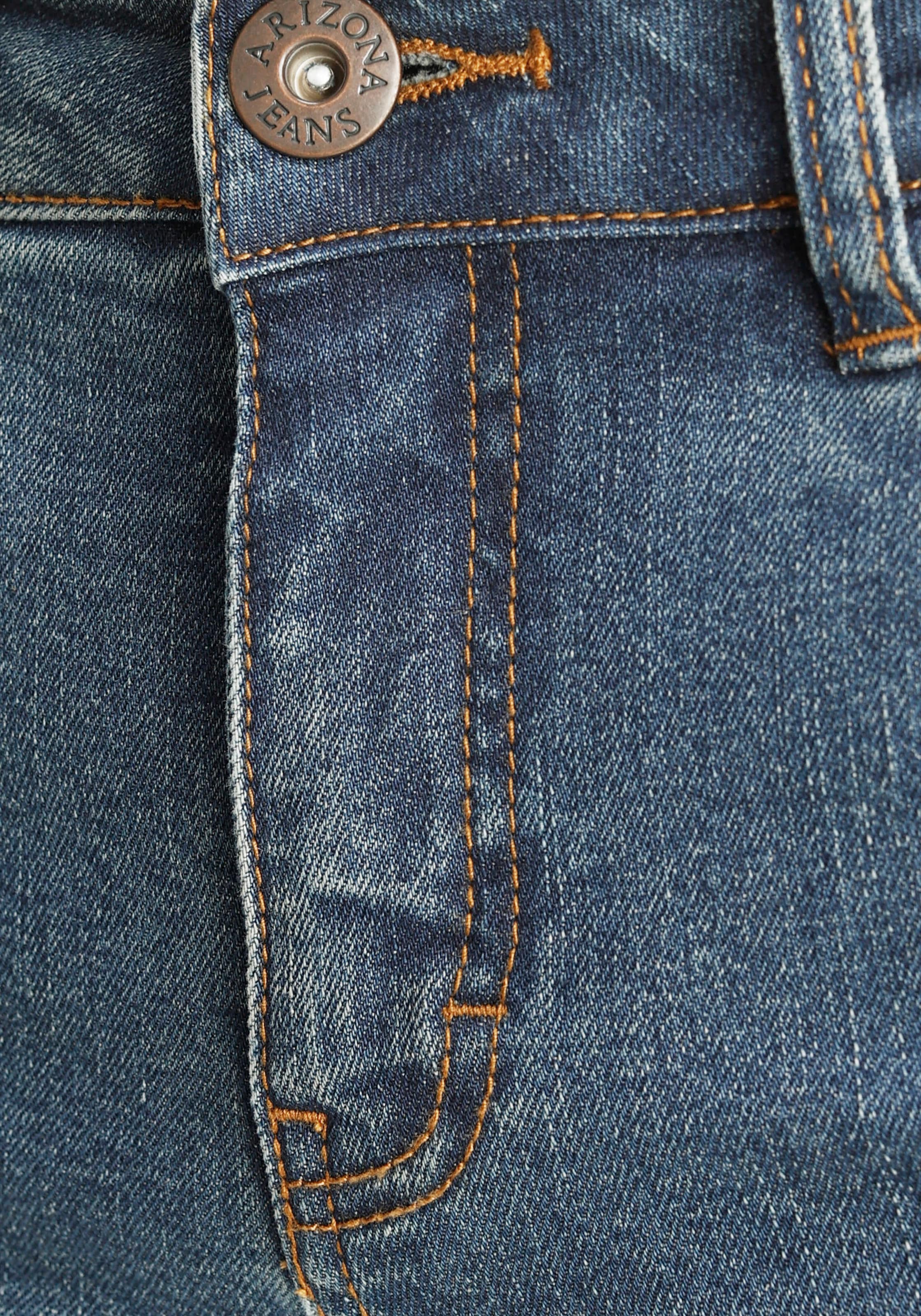 Arizona Slim-fit-Jeans »Svenja - Bund mit seitlichem Gummizugeinsatz«, High  Waist im Online-Shop kaufen