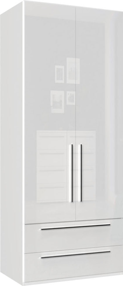 Places of Style Kleiderschrank »Piano, UV lackiert, hochglänzend in beige o günstig online kaufen