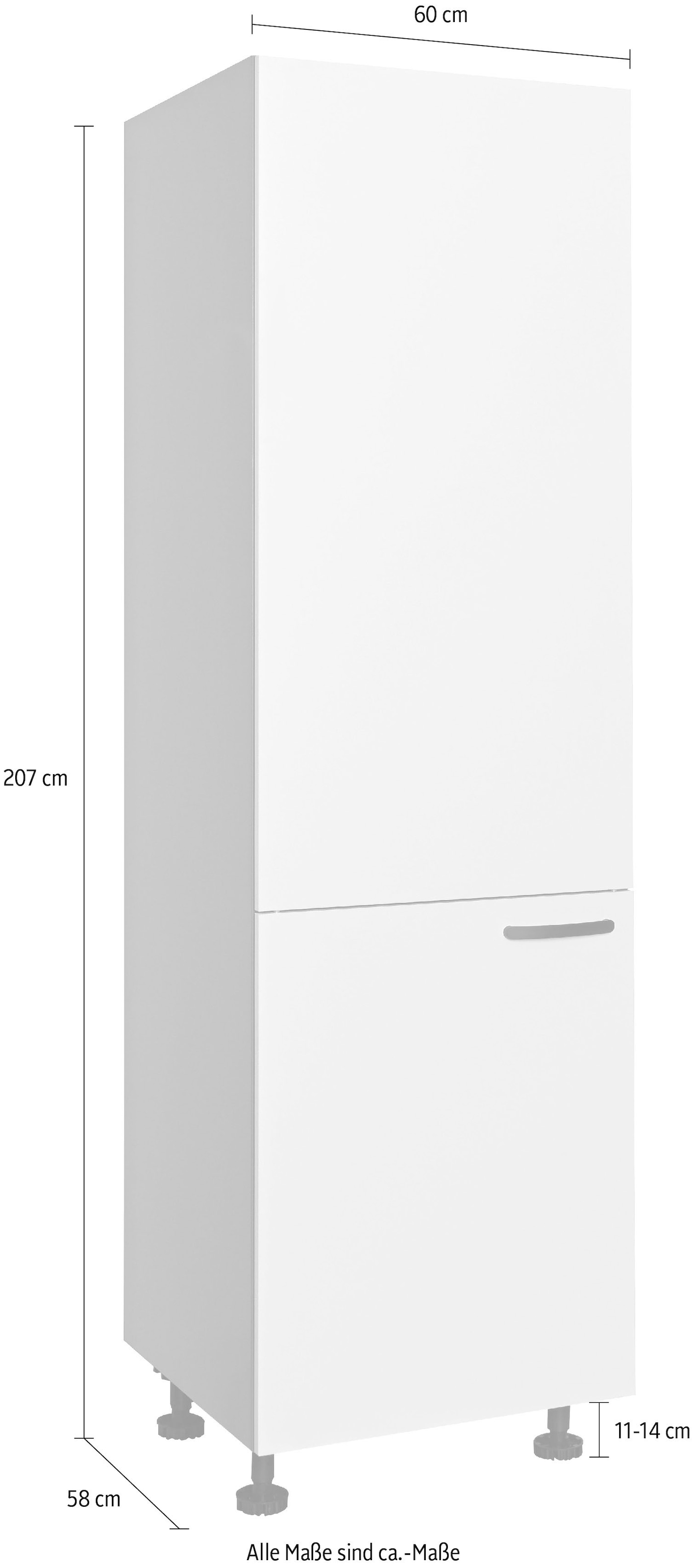 Express Küchen Vorratsschrank »ARTA«, 207 cm, cm Breite Höhe im 60 Online-Shop bestellen vormontiert