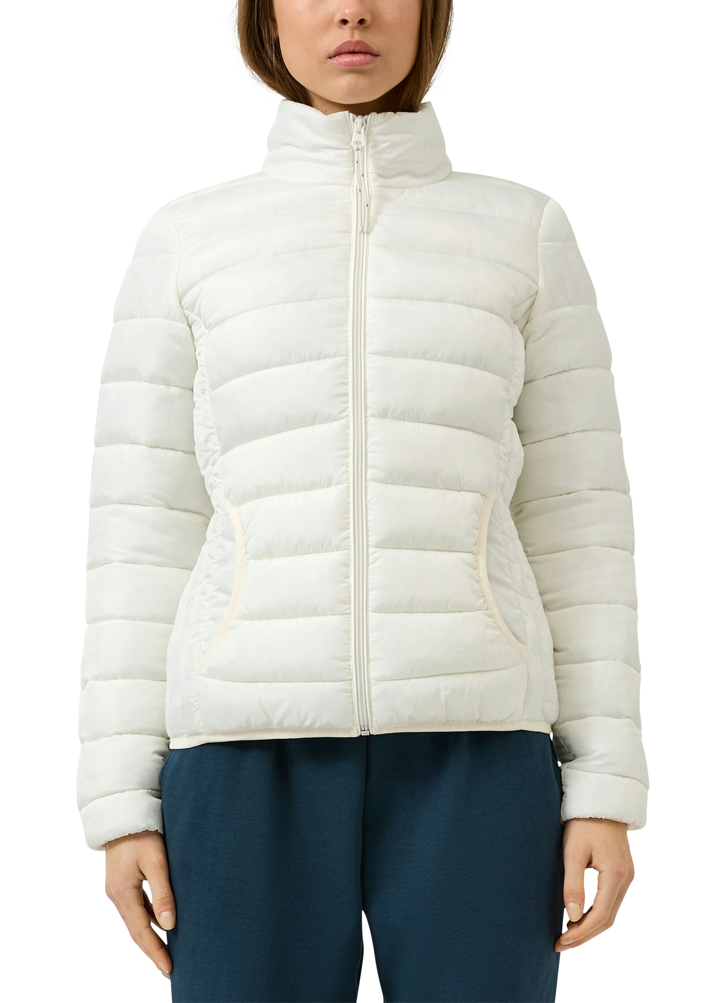 QS Steppjacke ohne Kapuze mit Reißverschluss