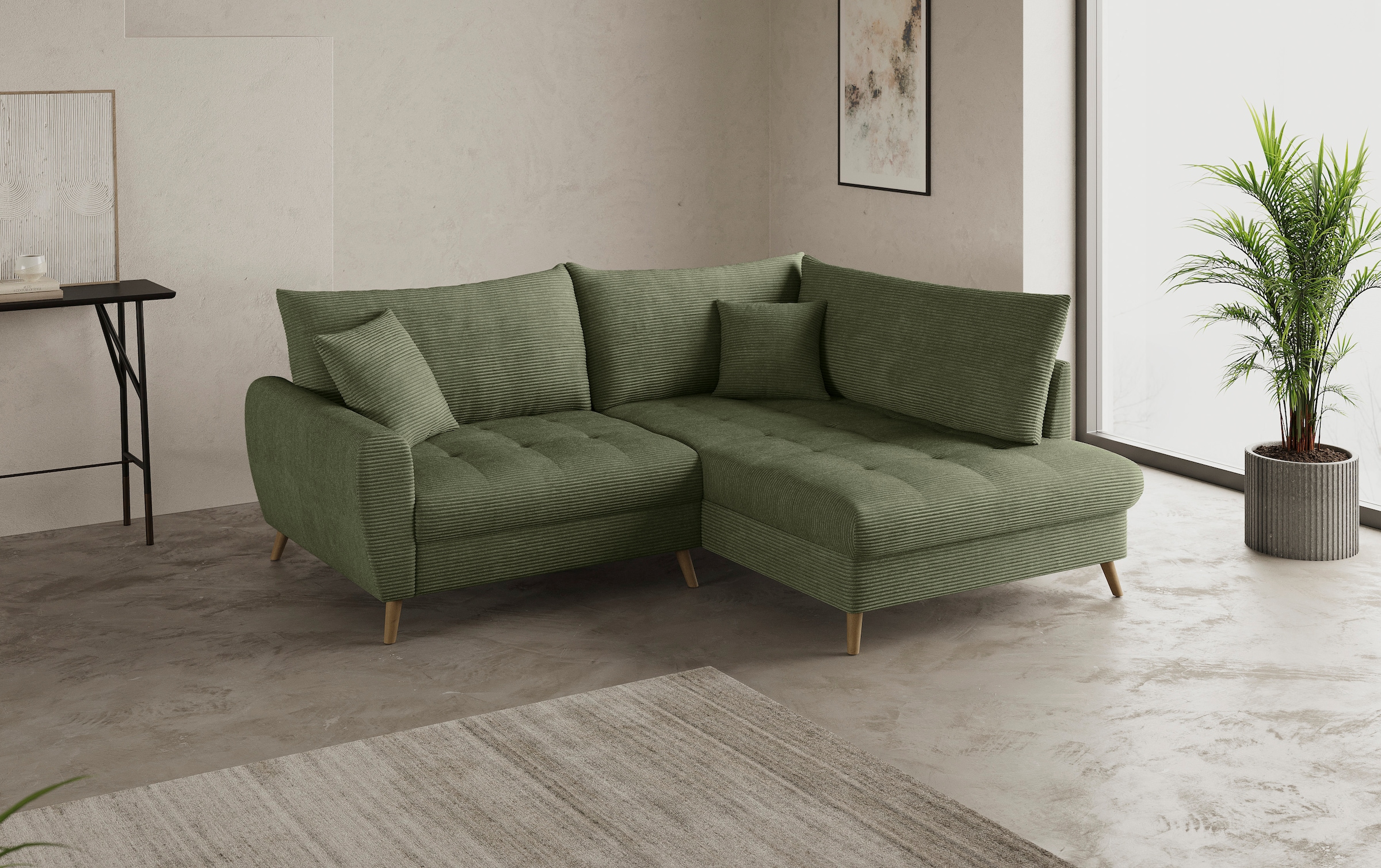Mr. Couch Ecksofa »Blackburn II, L-Form«, Mit Kaltschaumpolsterung bis 140 kg belastbar
