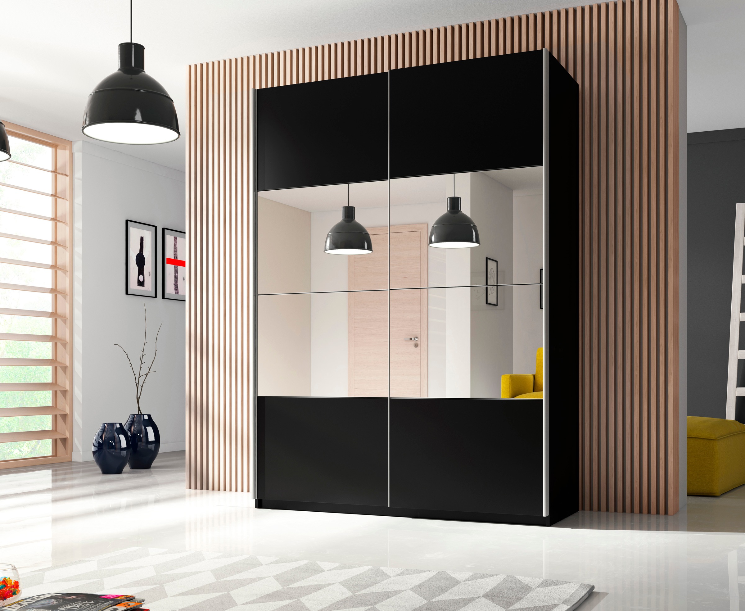 Home affaire Schwebetürenschrank »Beta Schiebetürenschrank Kleiderschrank W günstig online kaufen