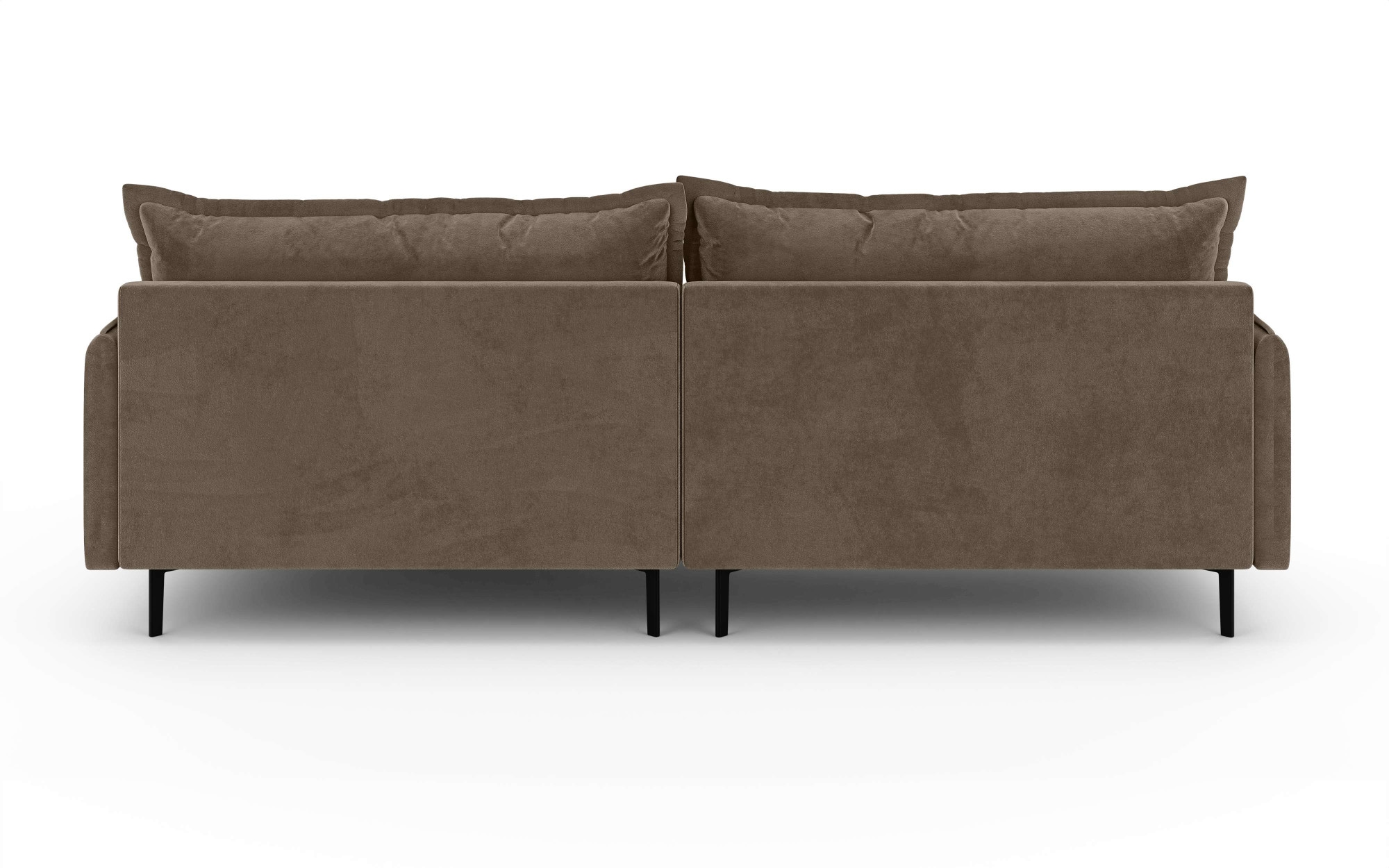 INOSIGN Ecksofa »ALEXANDRIA mit Recamiere rechts oder links bestellbar, moderne Bezüge«, L-Form mit Wellenunterfederung, Maße: B/H/T 246/86/190 cm
