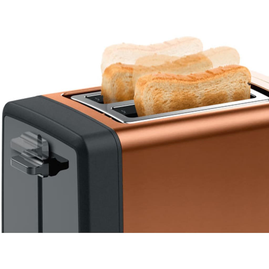 BOSCH Toaster »TAT4P429 DesignLine«, 2 kurze Schlitze, 970 W