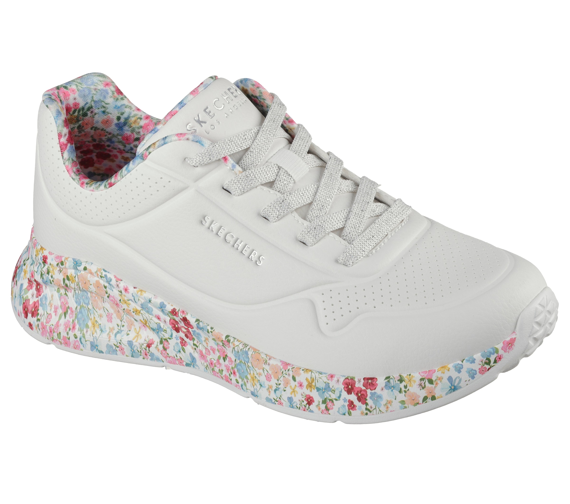 Skechers Sneaker »UNO LITE-SUBTLE PRINTS«  Halbschuh, Schnürschuh, Freizeitschuh mit gemusterter Sohle