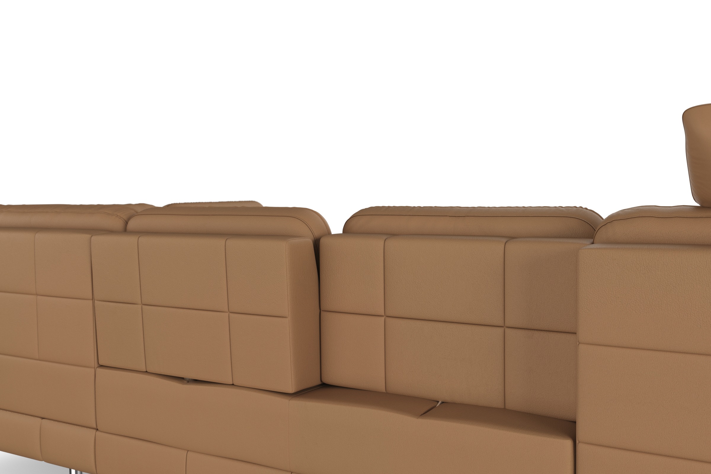 sit&more Wohnlandschaft »Bendigo U-Form«, inklusive Sitztiefenverstellung, Bodenfreiheit 15 cm, in 2 Fußfarben