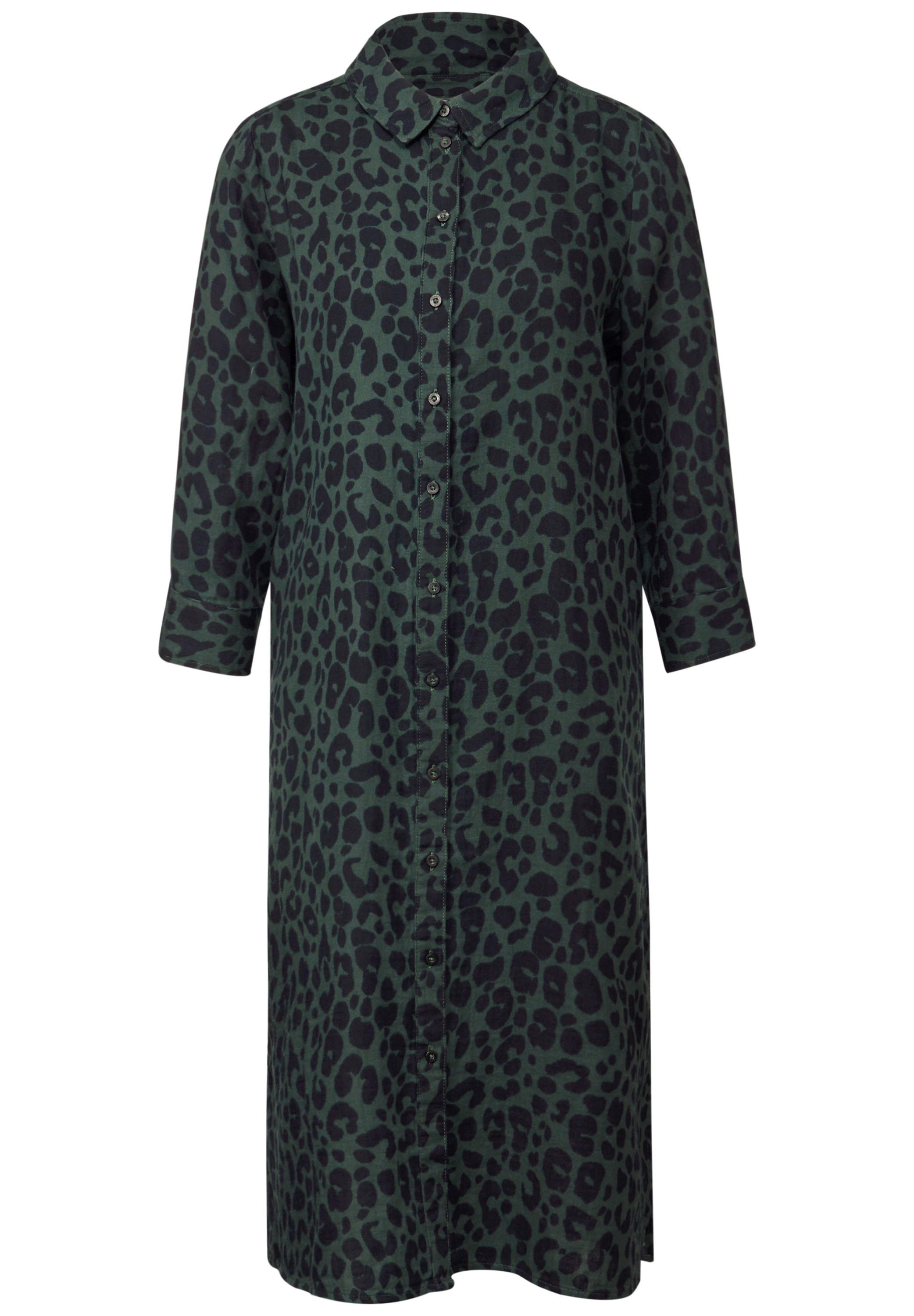 STREET ONE Midikleid, gemustert im Musselin-Style