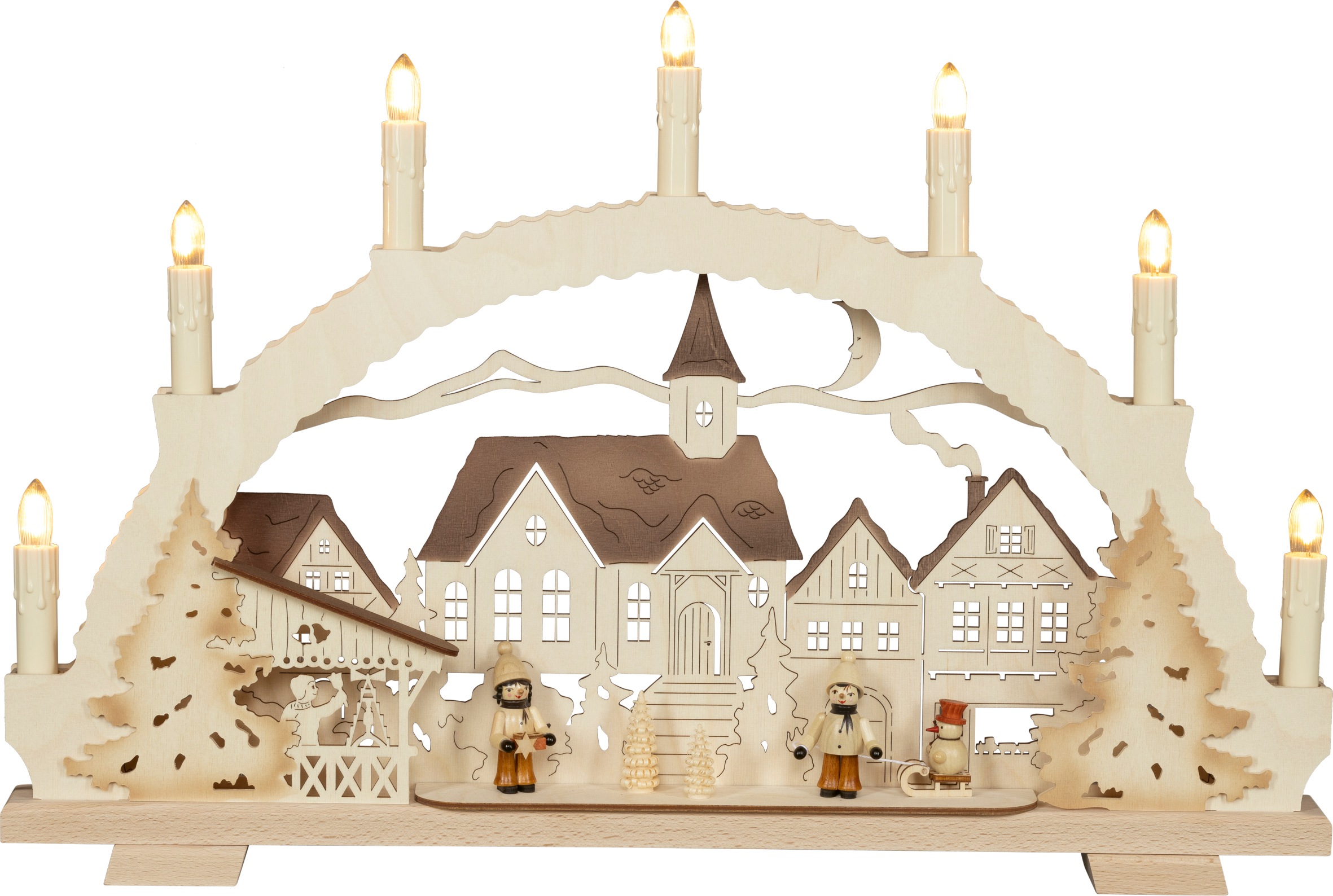 SAICO Original LED Schwibbogen »Premium-Line-Lichterbogen, Weihnachtsmarktz günstig online kaufen