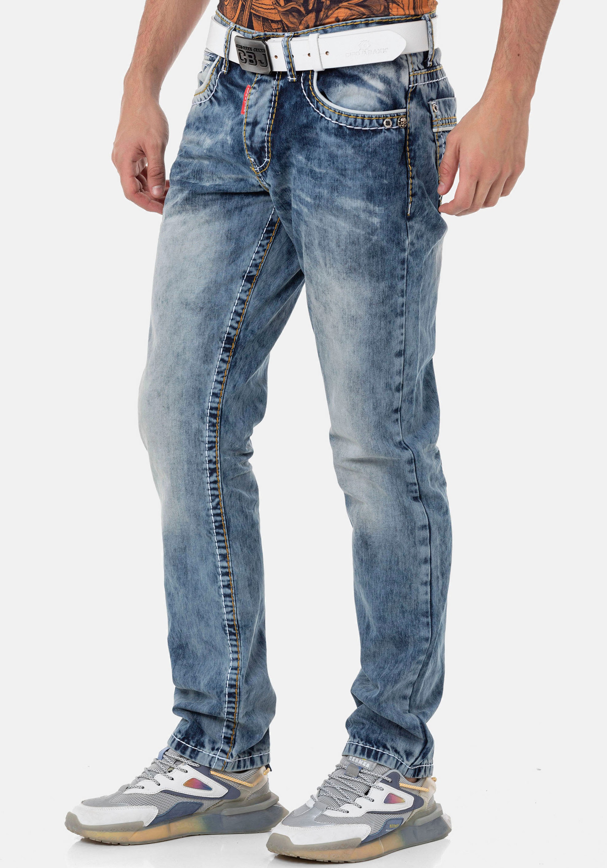 Cipo & Baxx Straight-Jeans