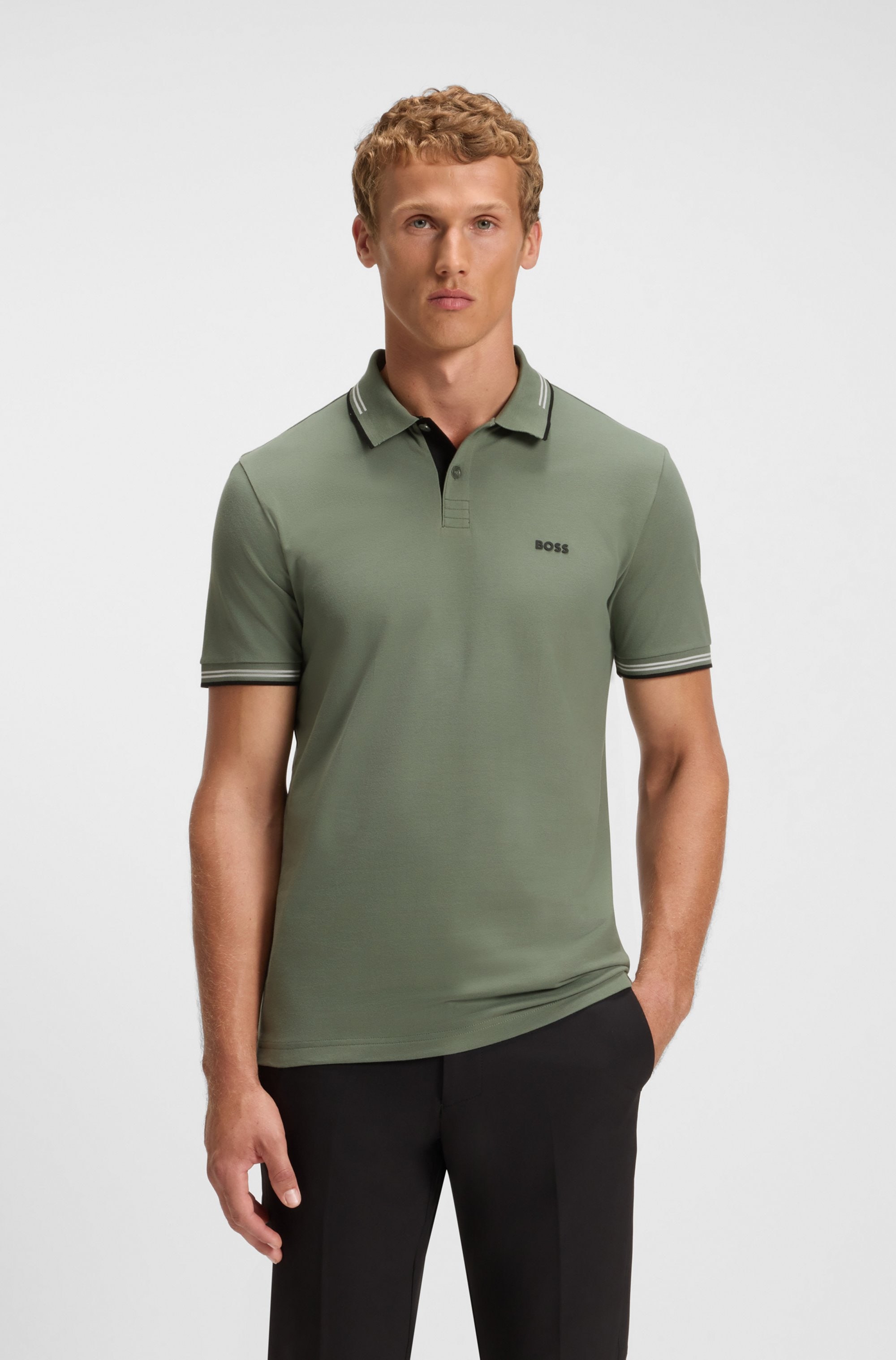 Boss Green Poloshirt »Paul« Mit Polokragen