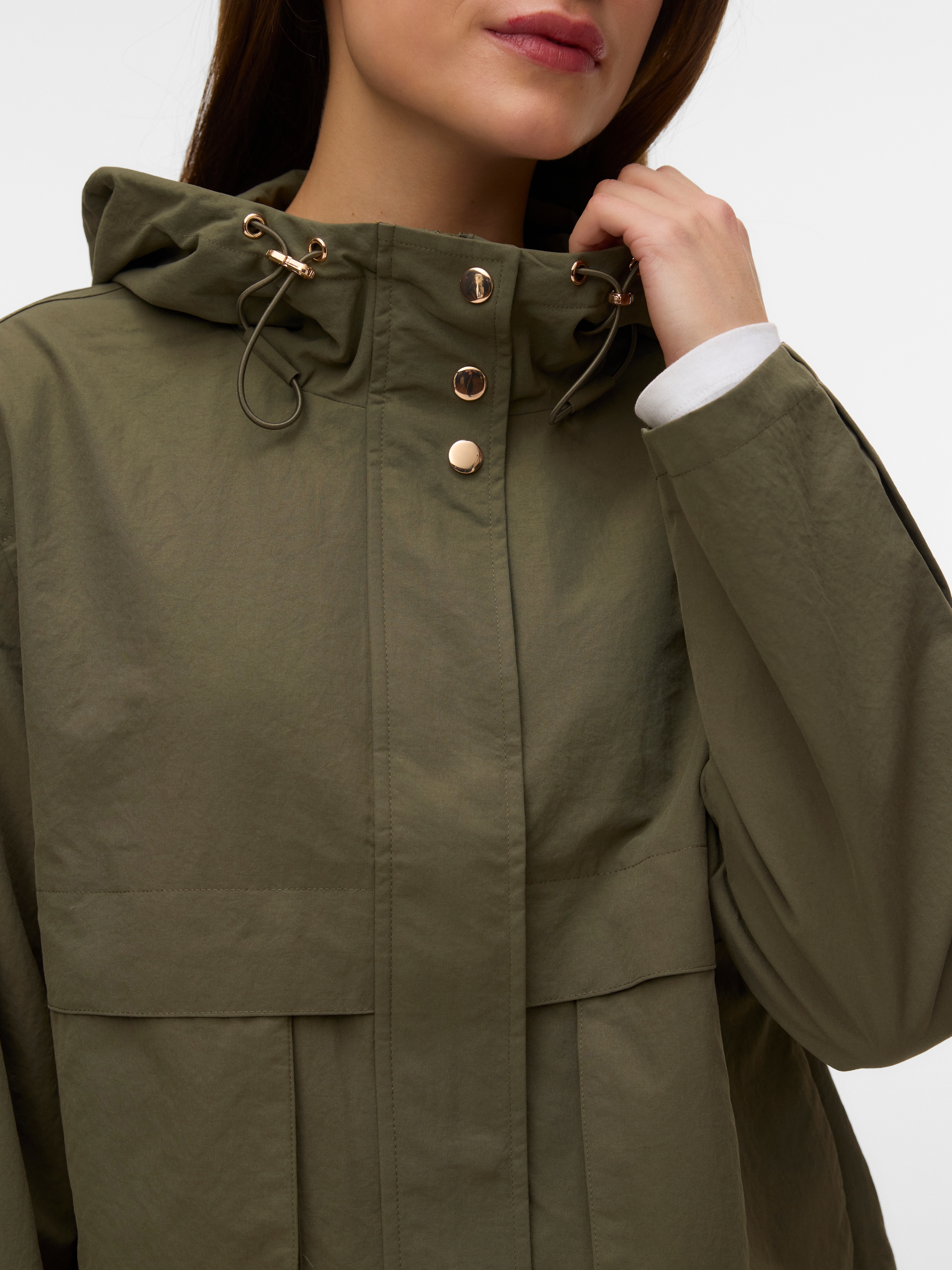 Vero Moda Parka »VMMICHELA SHORT PARKA« mit Kapuze Polyester