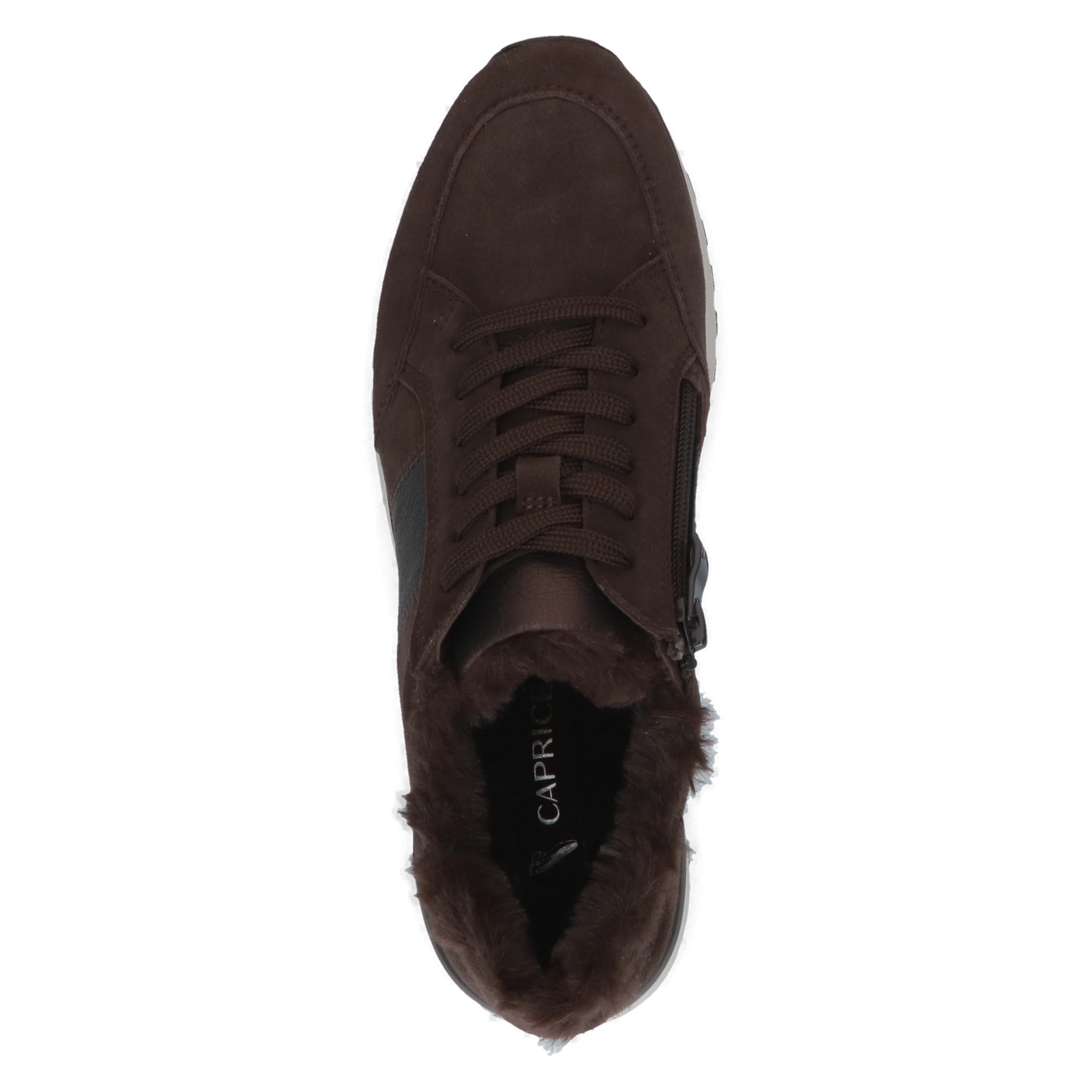 Caprice Keilsneaker  Freizeitschuh, Halbschuh, Schnürer mit Kontrastbesatz