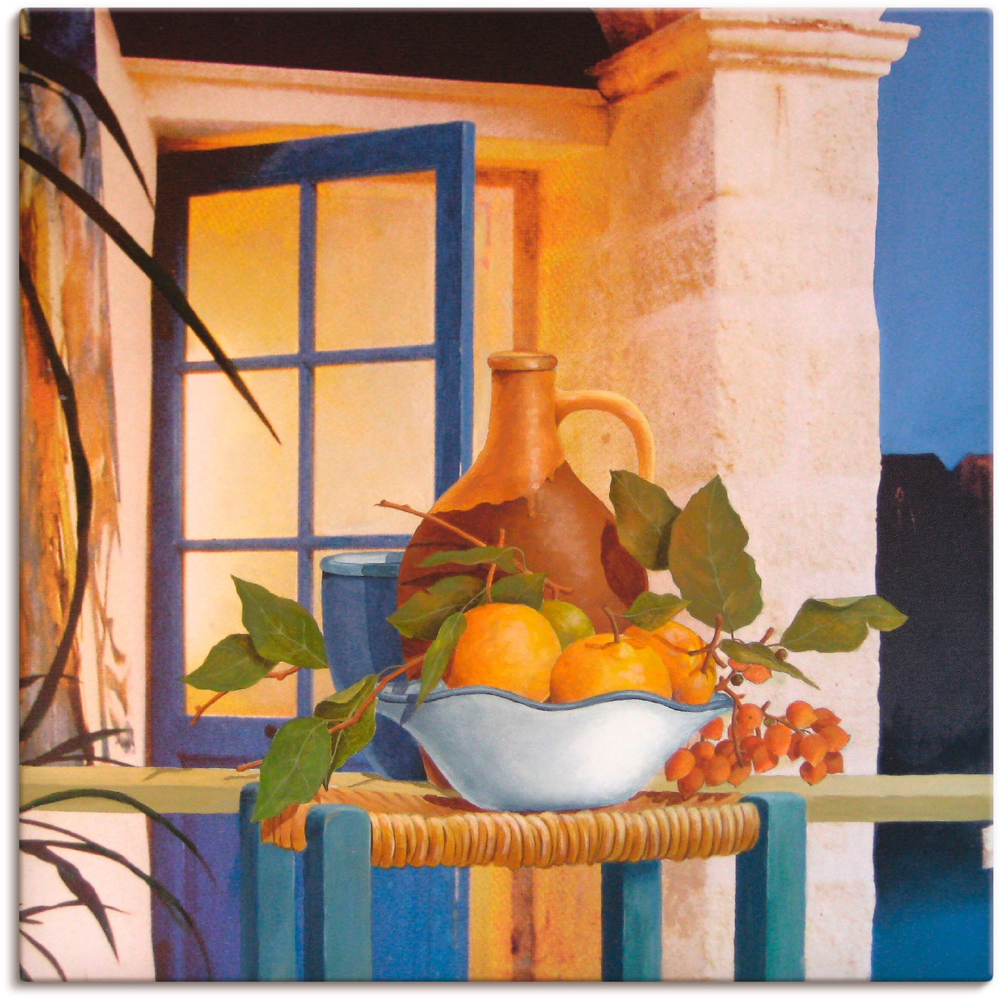 Artland Leinwandbild »Stillleben mit Orangen«, Arrangements, (1 St.), auf K günstig online kaufen
