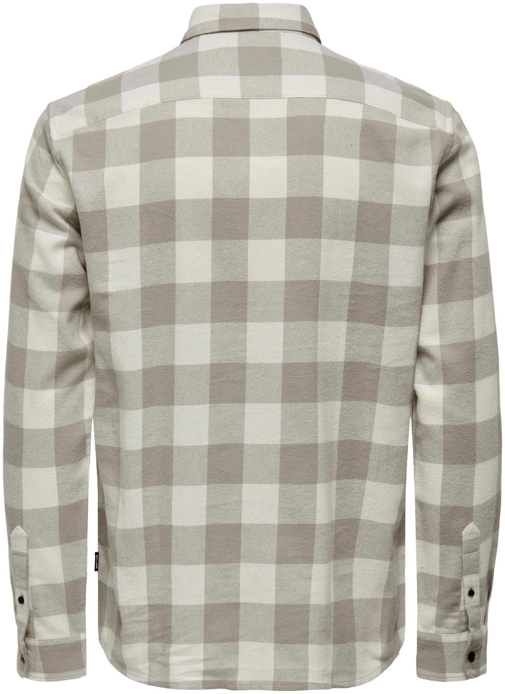 ONLY & SONS Karohemd »GUDMUND LS CHECKED SHIRT« Baumwolle, slim fit