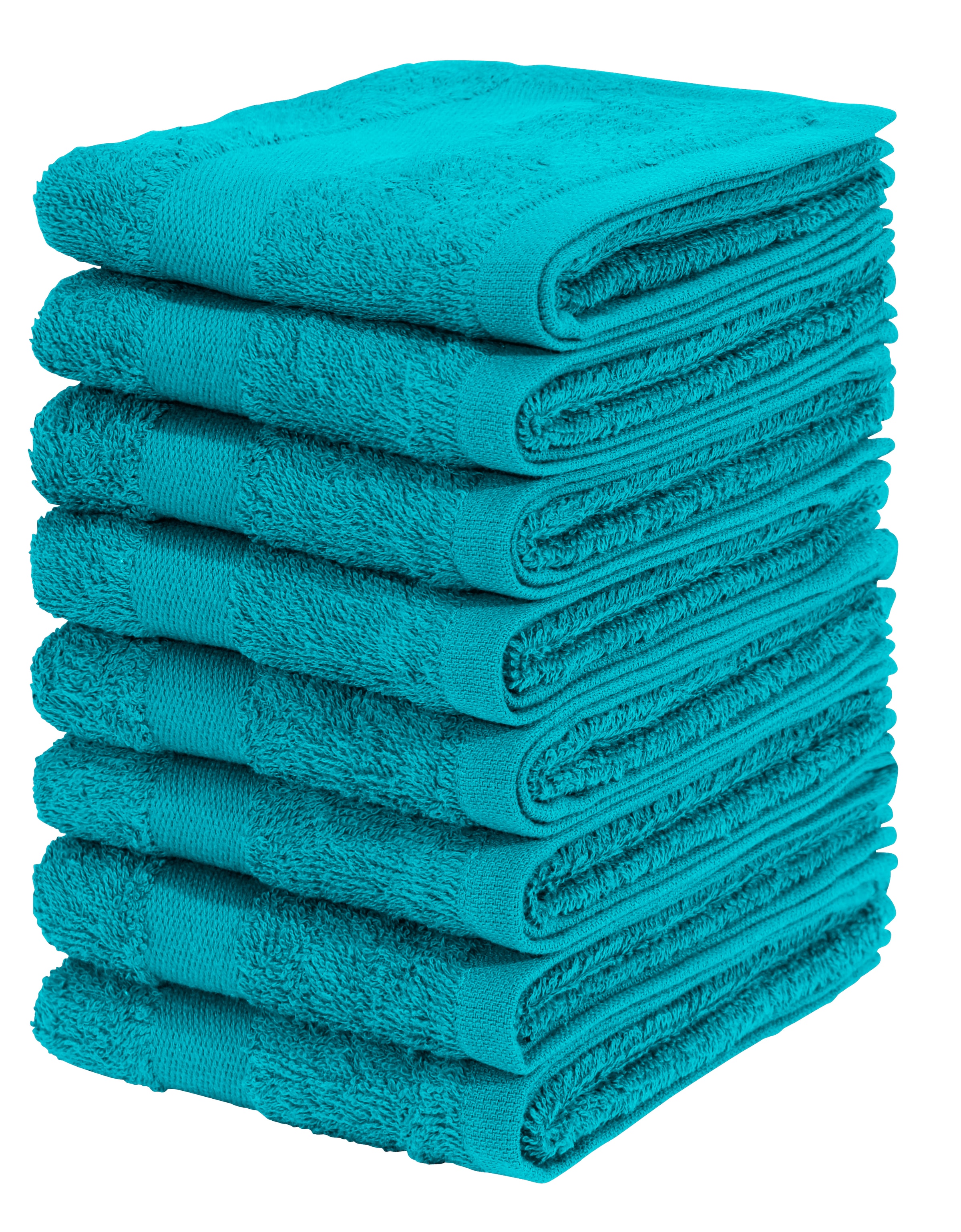 OTTO home Gästehandtücher »Vanessa, 8 Gästehandtücher, 30x50cm, in Standard- und Premium-Qualität« Handtücher mit Bordüre, 100% Baumwolle, einfarbig, weich