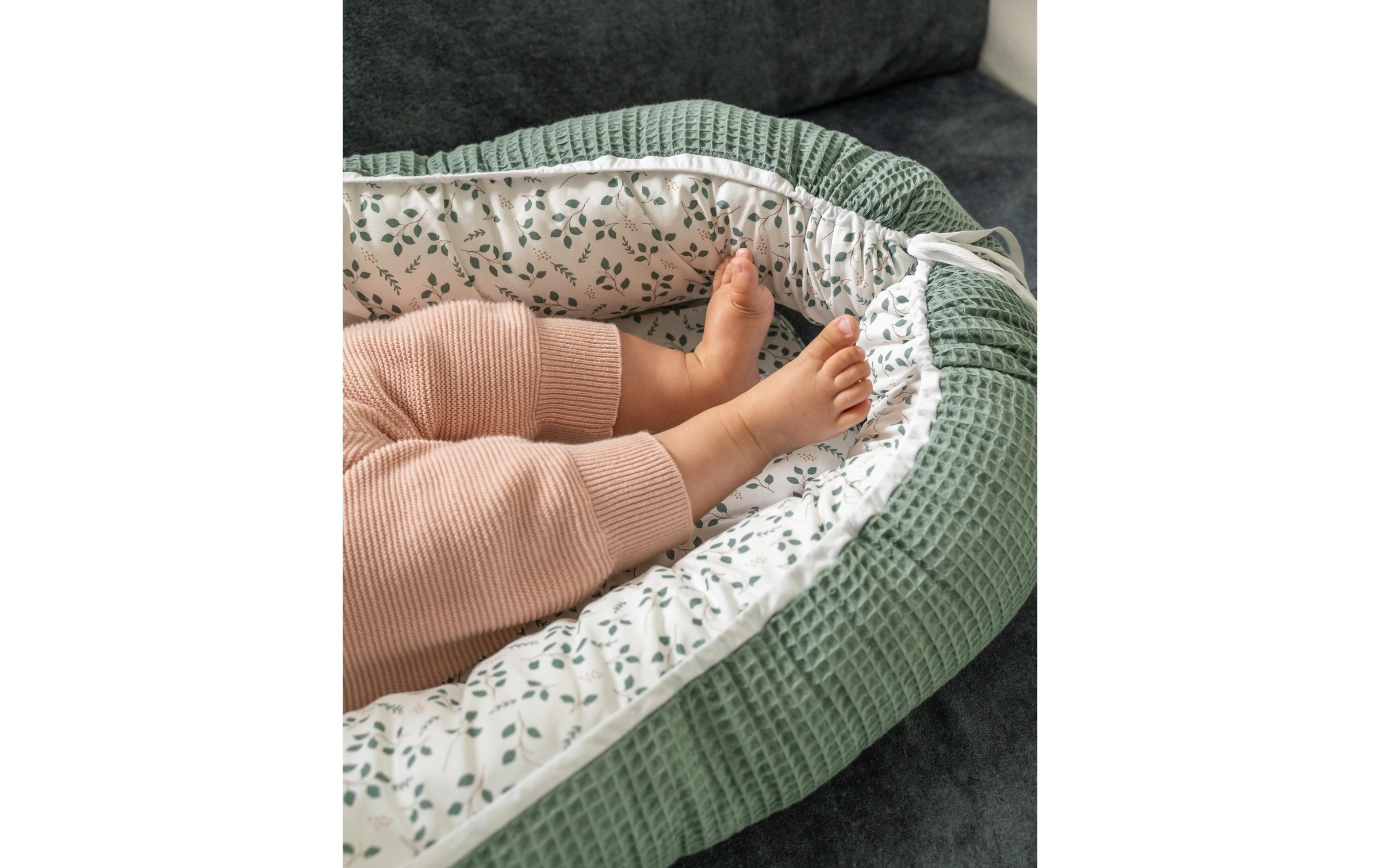 ULLENBOOM ® Kuschelnest »Cocoon Floral 55 x 95 cm«