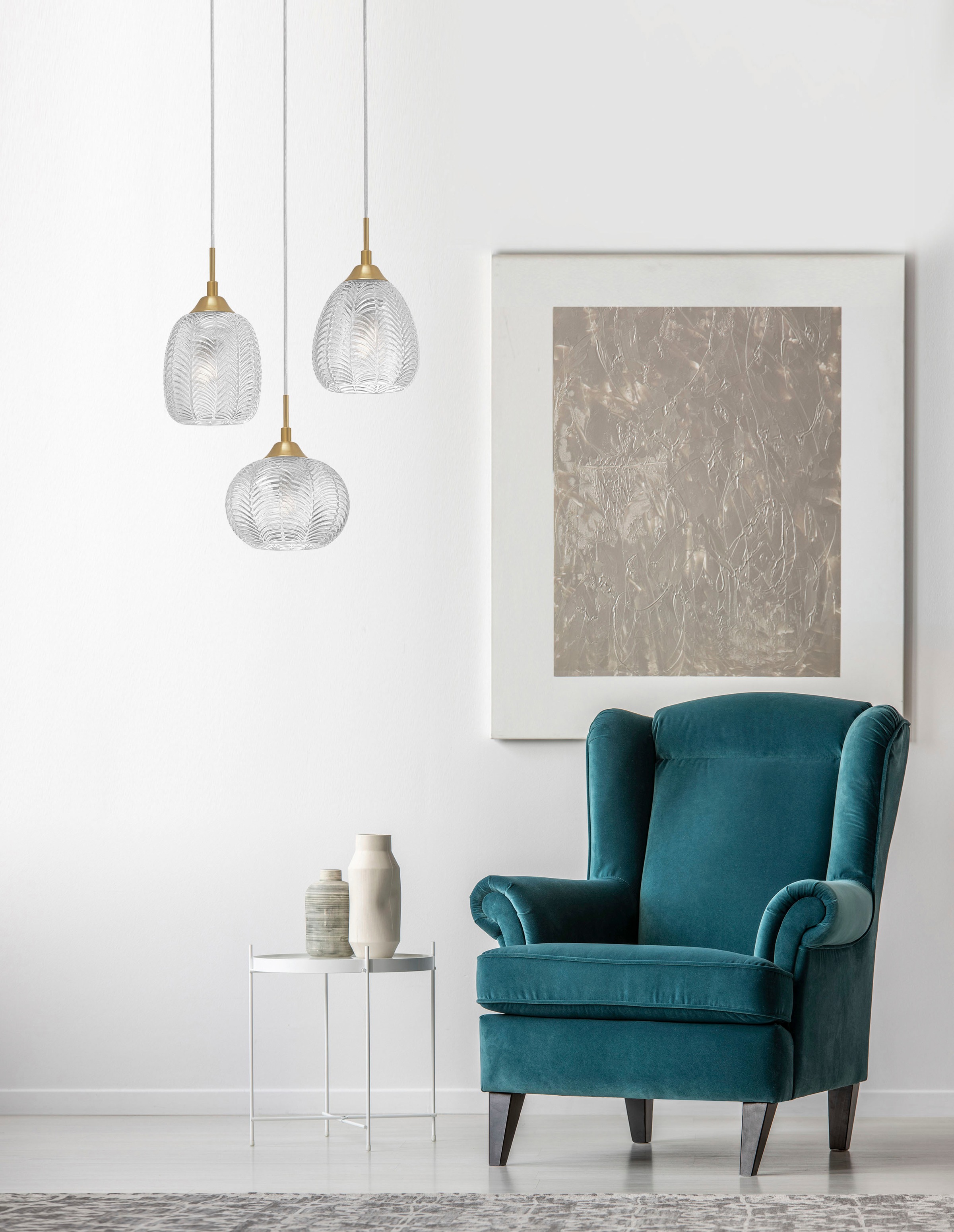 Nova Luce Hängeleuchten »VARIO«, 3 flammig, Leuchtmittel E27   ohne Leuchtm günstig online kaufen