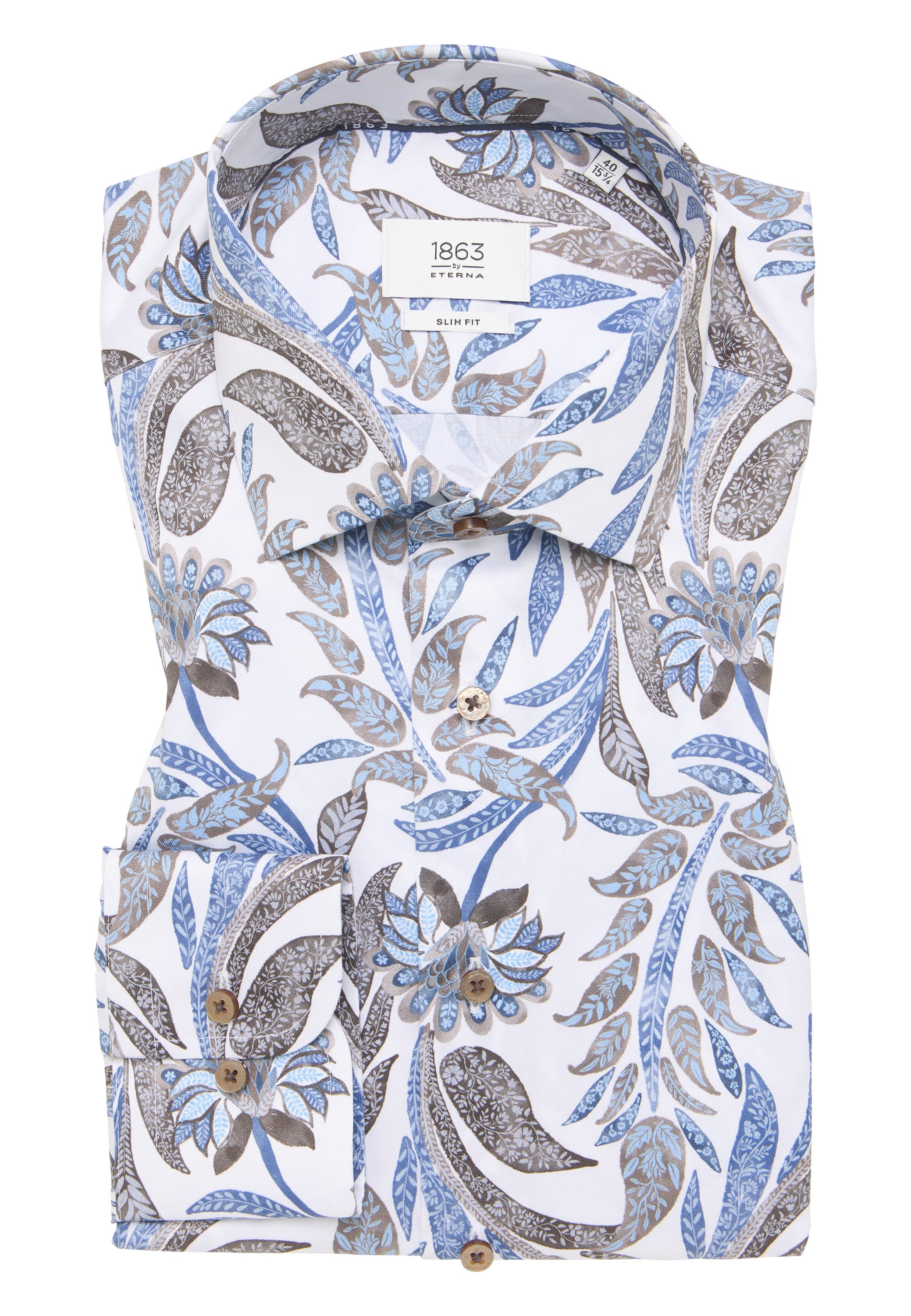 Eterna Langarmhemd »SLIM FIT« NON IRON (bügelfrei)