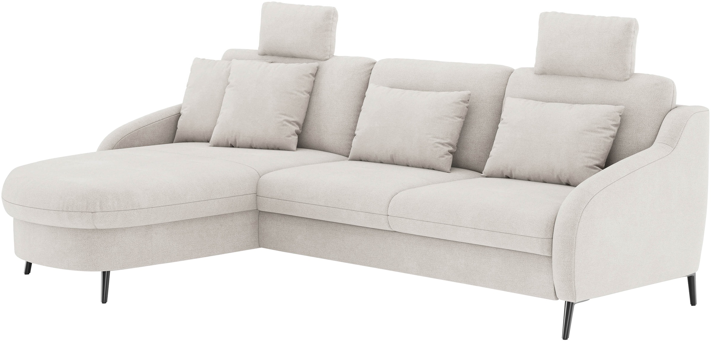 sit&more Ecksofa »Soul L-Form«, wahlweise mit Bettfunktion