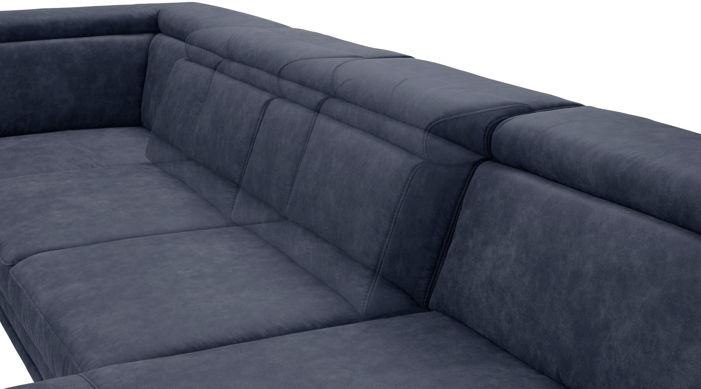 sit&more Wohnlandschaft »Scorpio U-Form«, inklusive Sitztiefenverstellung, mit Kopf- und Armteilverstellung