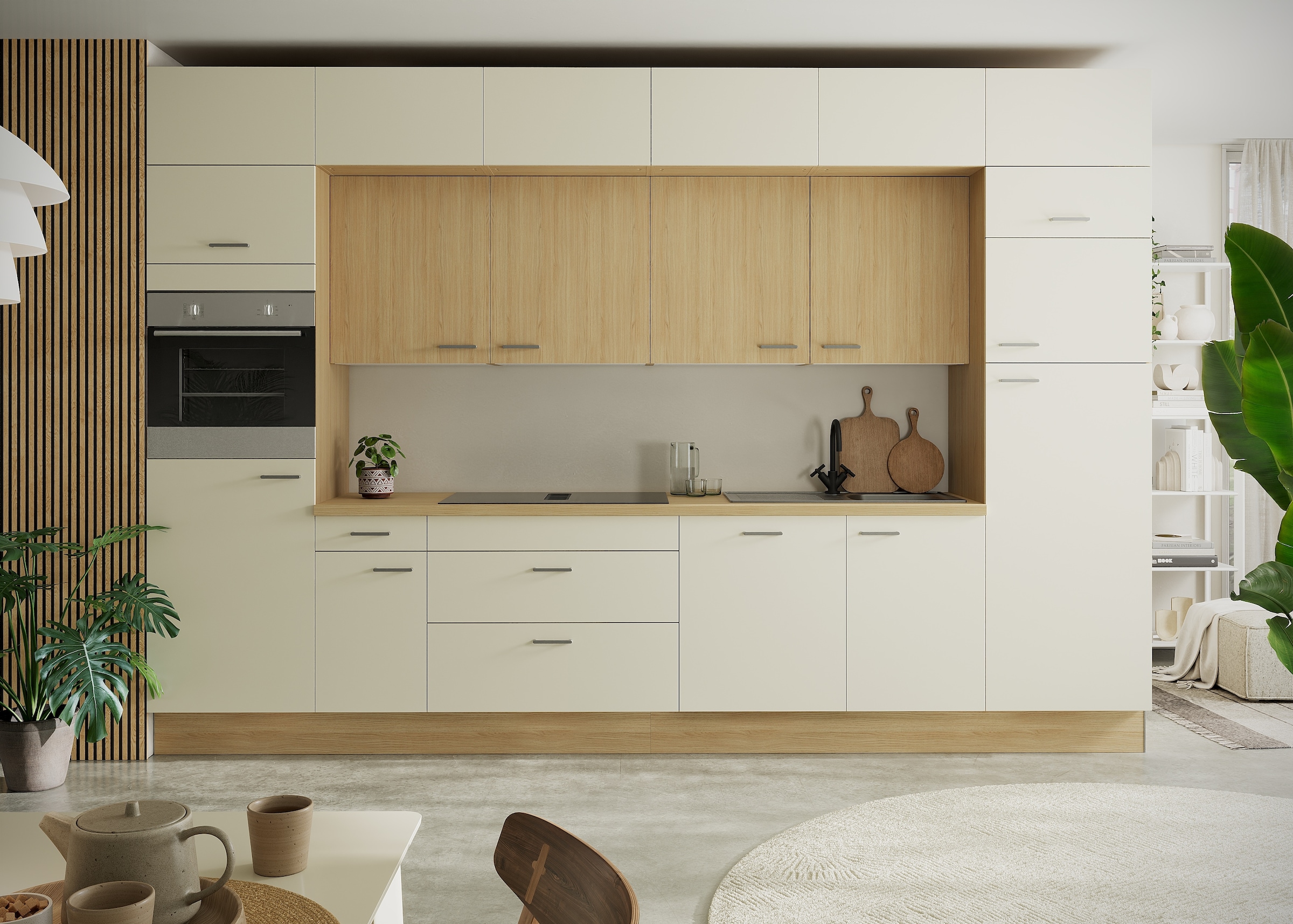 KOCHSTATION Küchenzeile »KS-Lucy« Breite 360 cm, Soft-Close, inkl. Zubehör, wahlweise mit E-Geräten