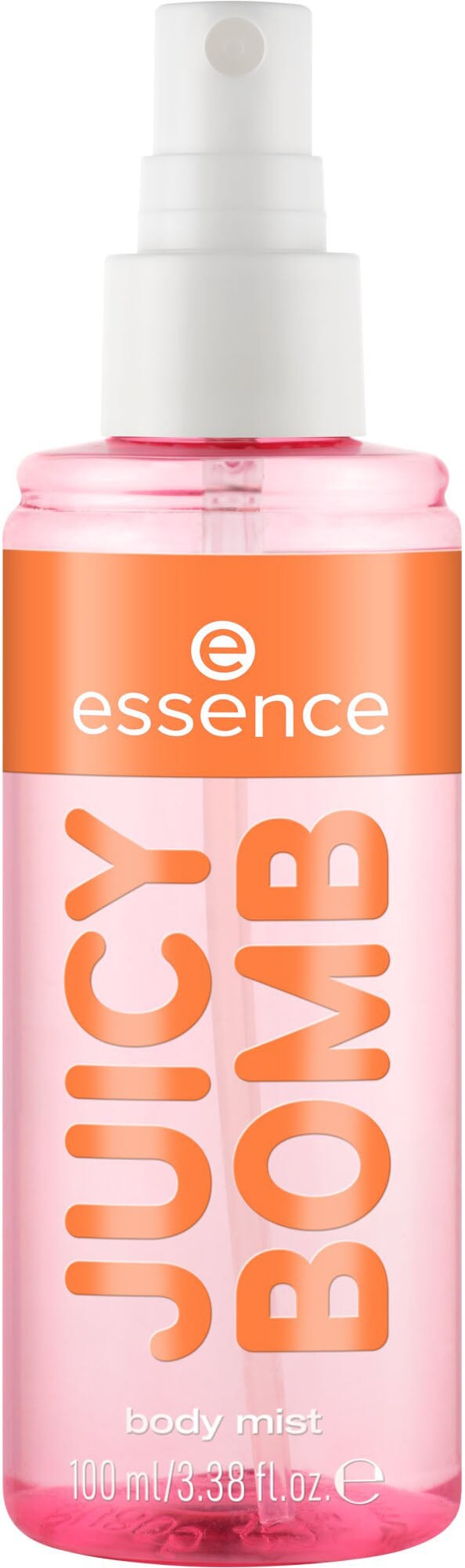 Essence Körperspray »JUICY BOMB PARTY body mist 02« Reisefreundliches Flakon, hält den ganzen Tag, riecht sommerlich-süß.