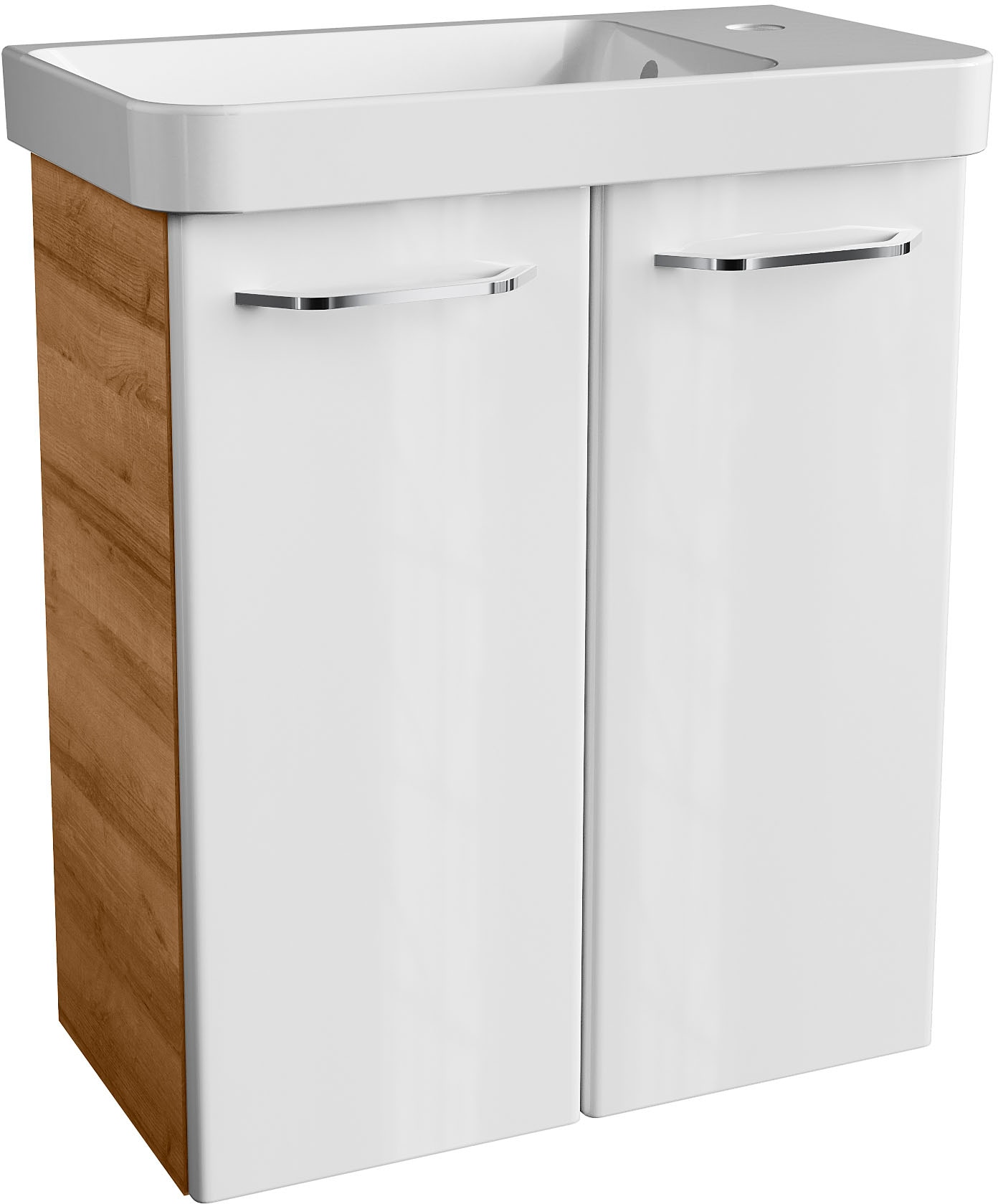 FACKELMANN Waschtisch »Mini-Gäste-WC-Set MILANO«, Badmöbel, Breite 55cm günstig online kaufen