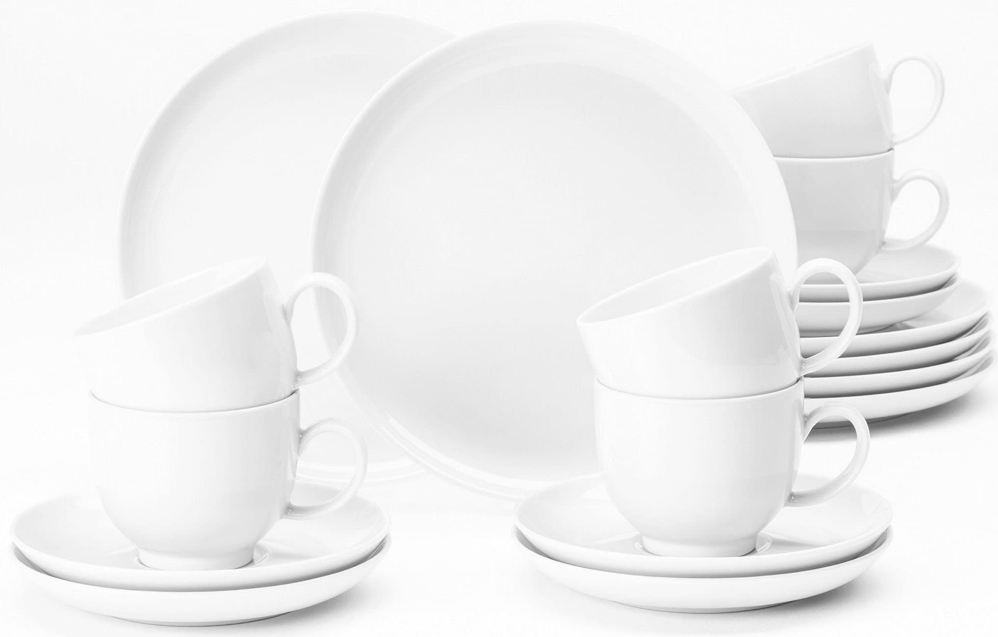 Seltmann Weiden Kaffeeservice »Geschirr-Set, Service Lido« Tassen, Untertas günstig online kaufen